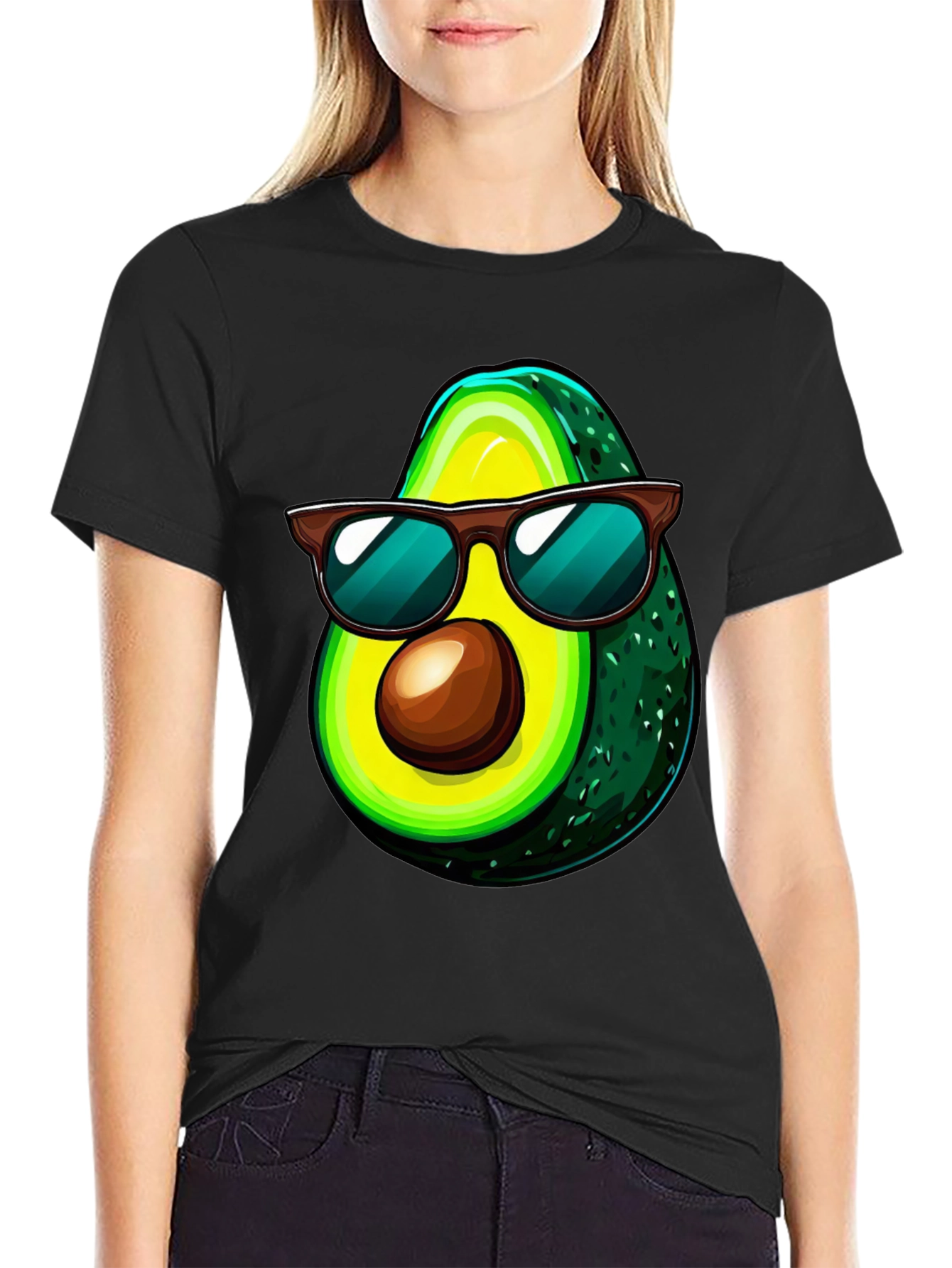 Cool Avocado Graphic T-Shirt