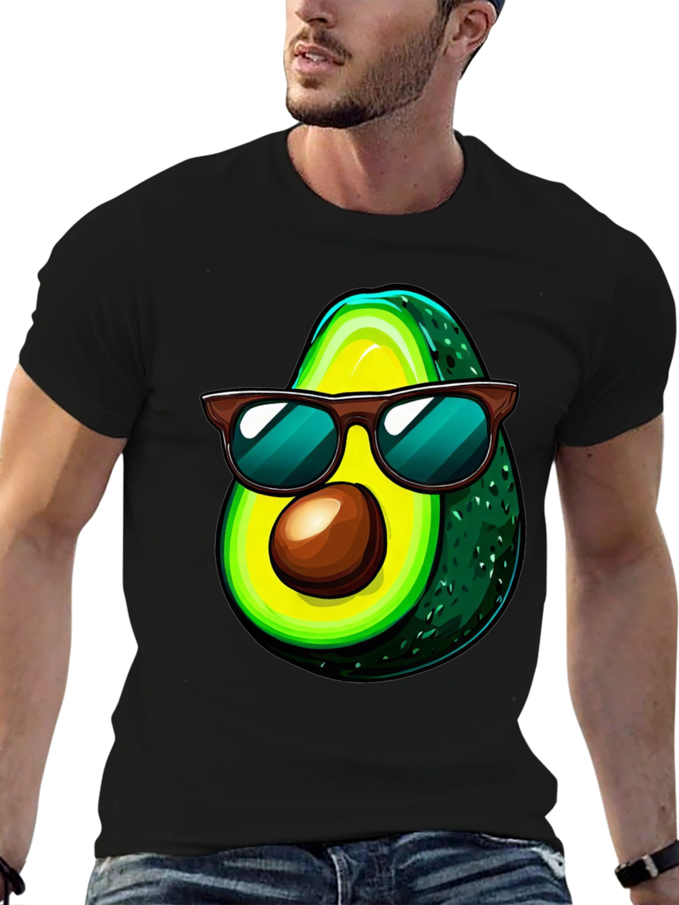 Cool Avocado Graphic T-Shirt