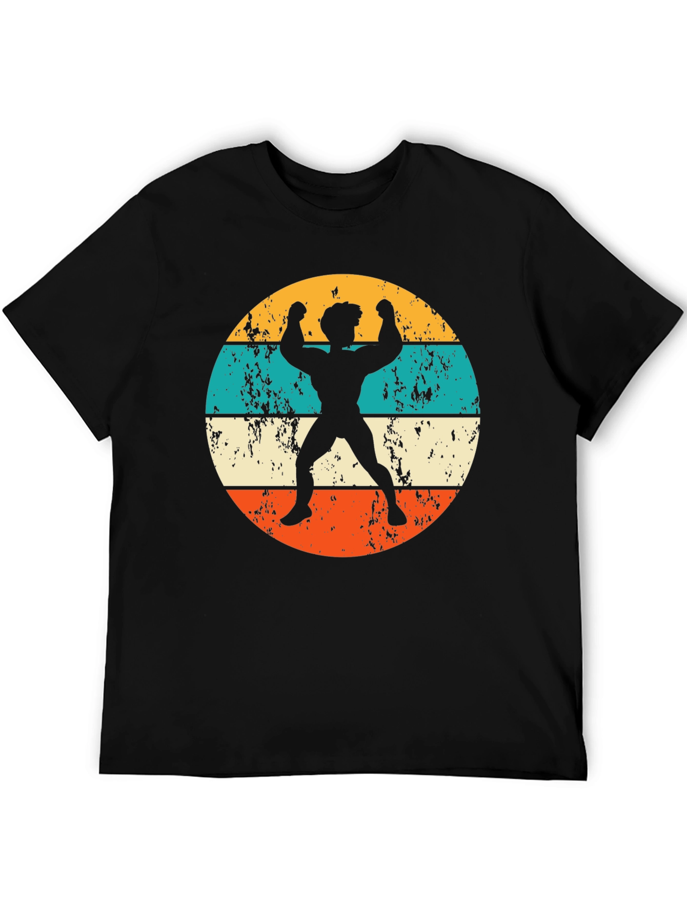 Retro Bodybuilder Graphic T-Shirt