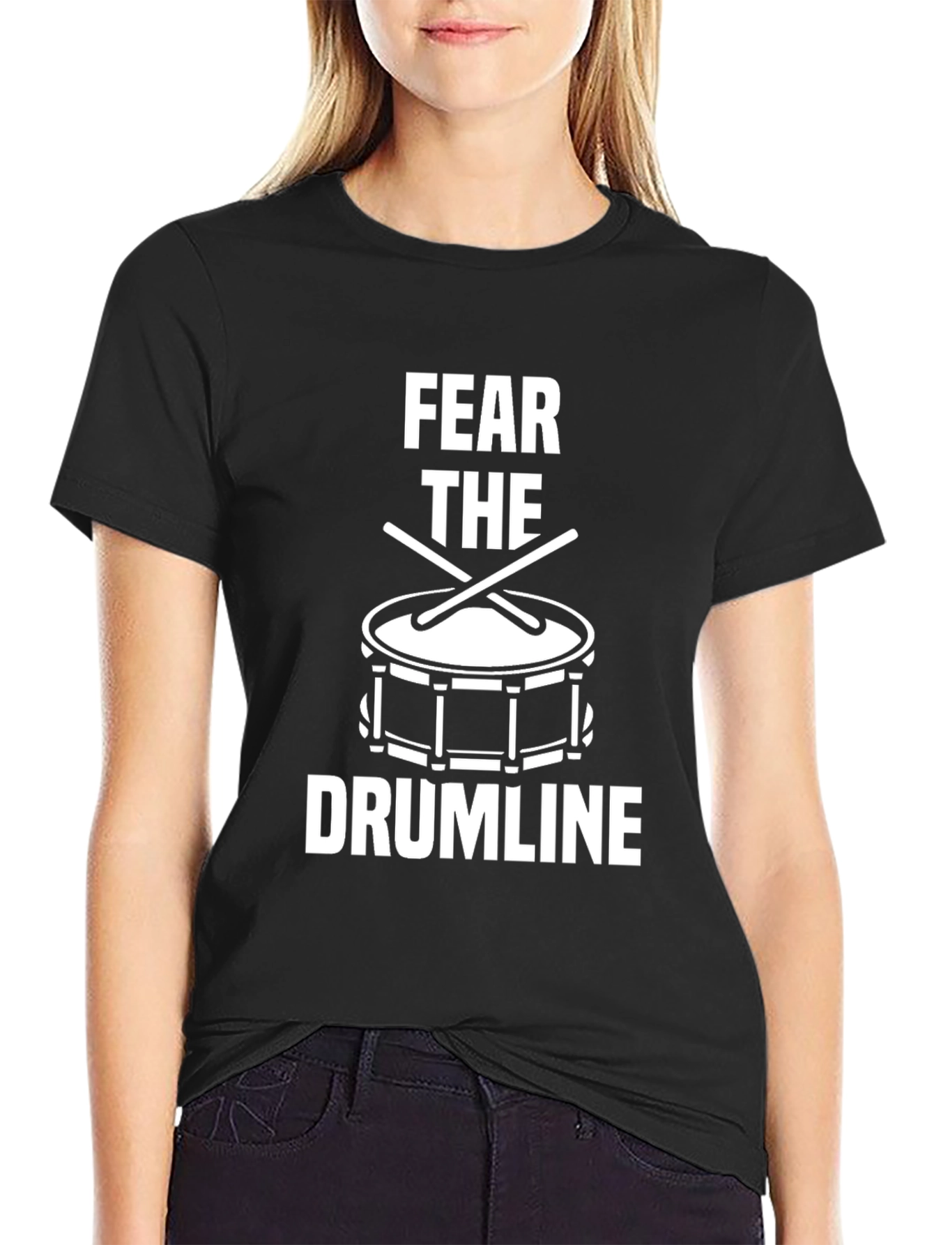Fear the Drumline Black T-Shirt