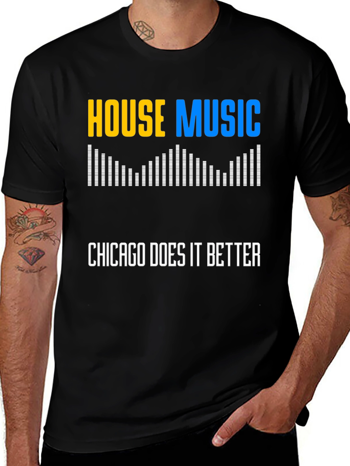 House Music Chicago Graphic Tee