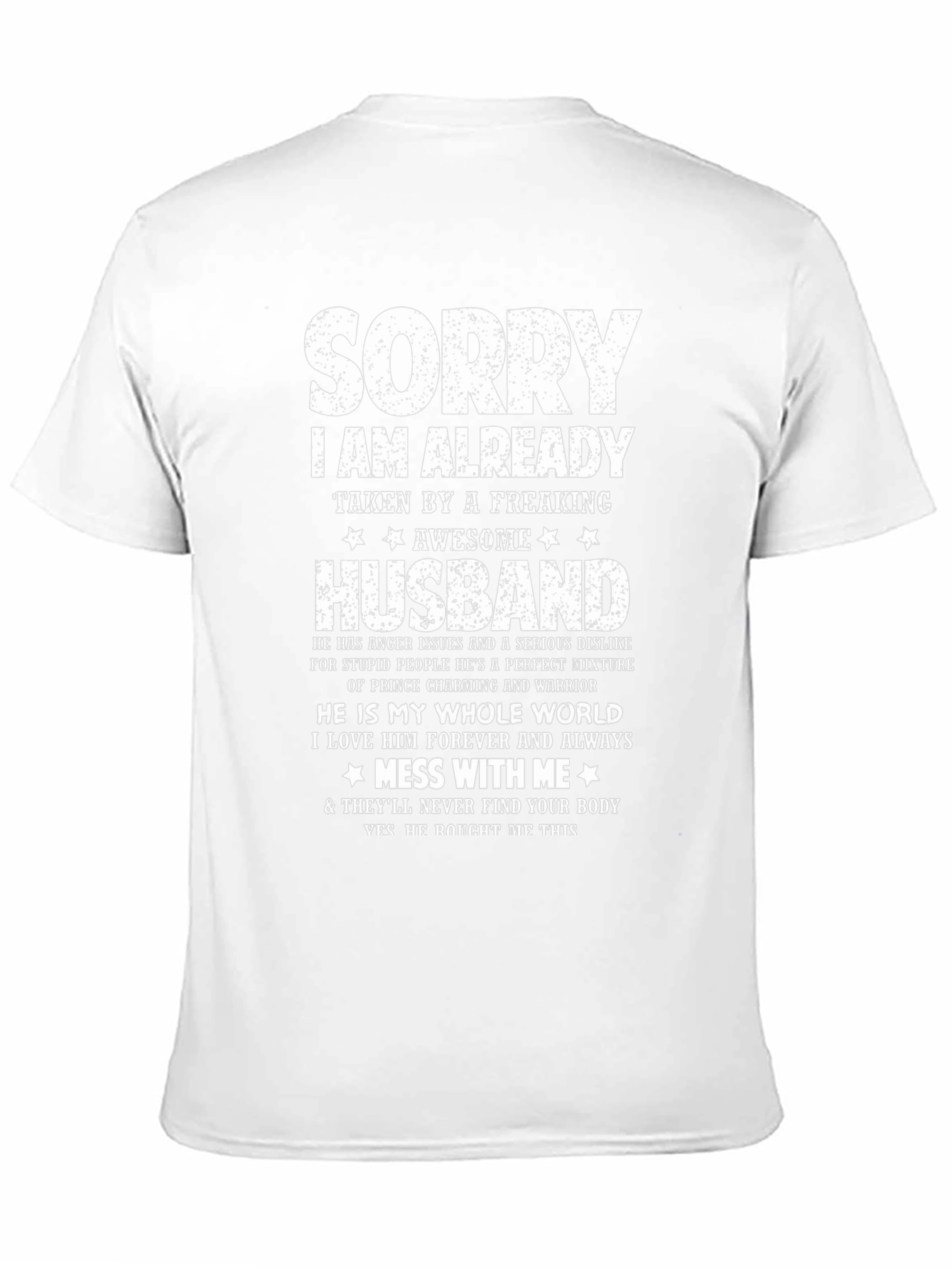 Sorry Im Taken Husband Graphic Tee