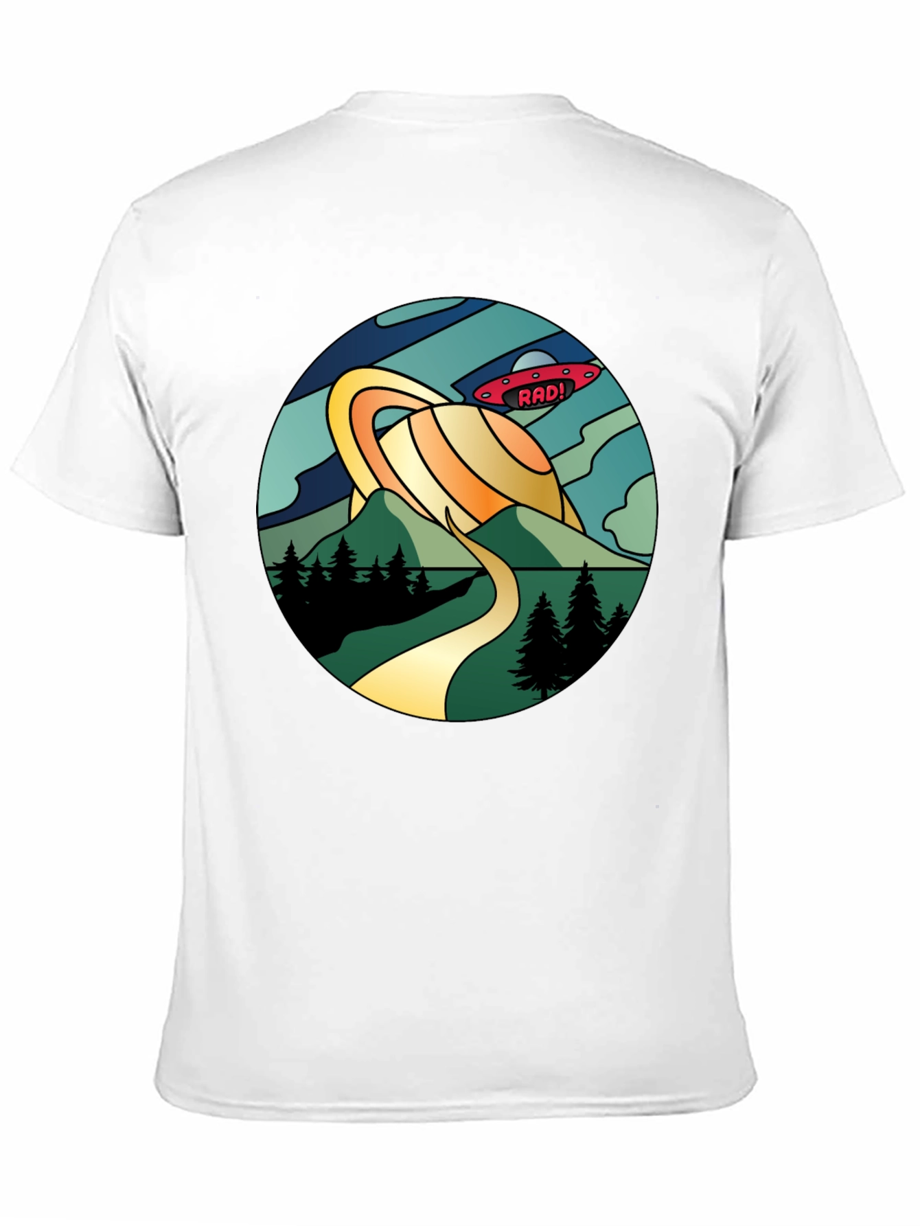 Rad! Retro Planet Saturn Graphic Tee