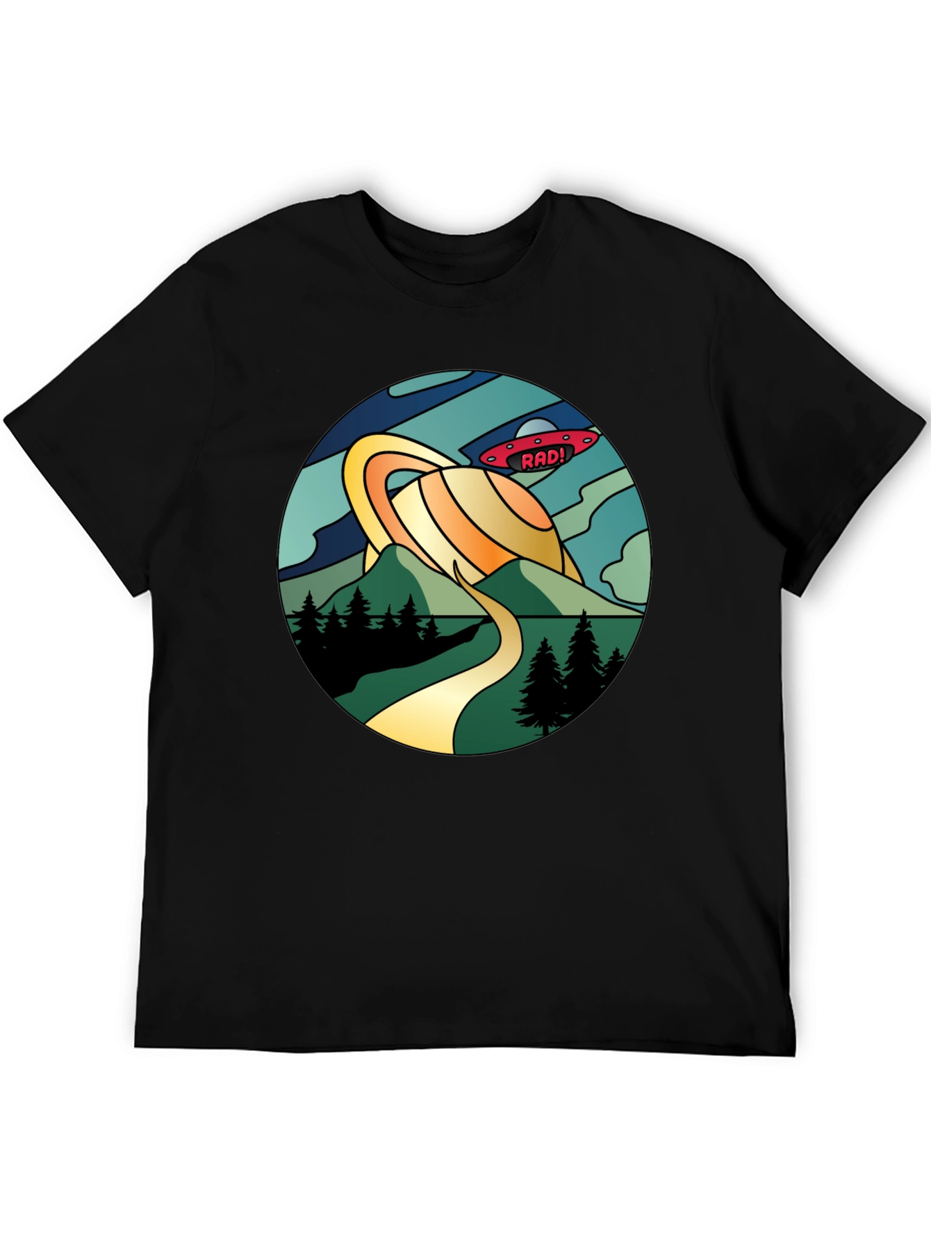 Rad! Retro Planet Saturn Graphic Tee