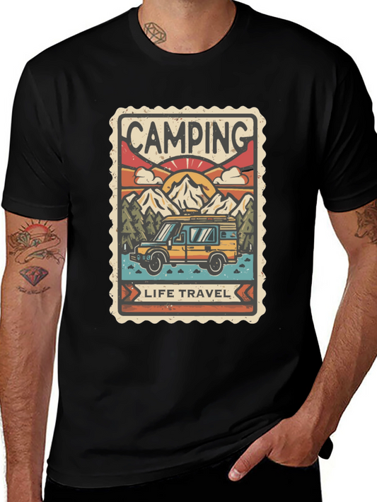 Camping Life Travel T-Shirt - Adventure Awaits!