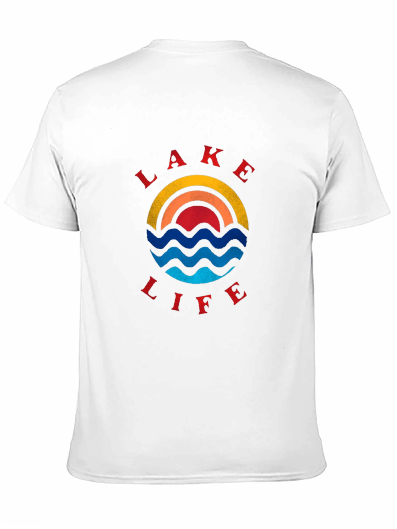Lake Life Graphic T-Shirt - Black Cotton Tee