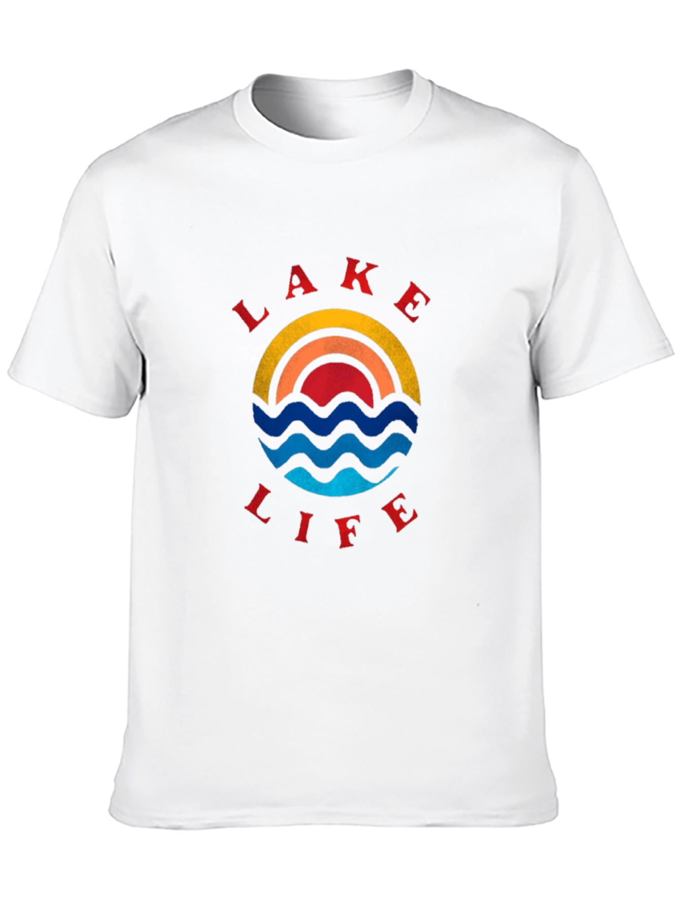 Lake Life Graphic T-Shirt - Black Cotton Tee