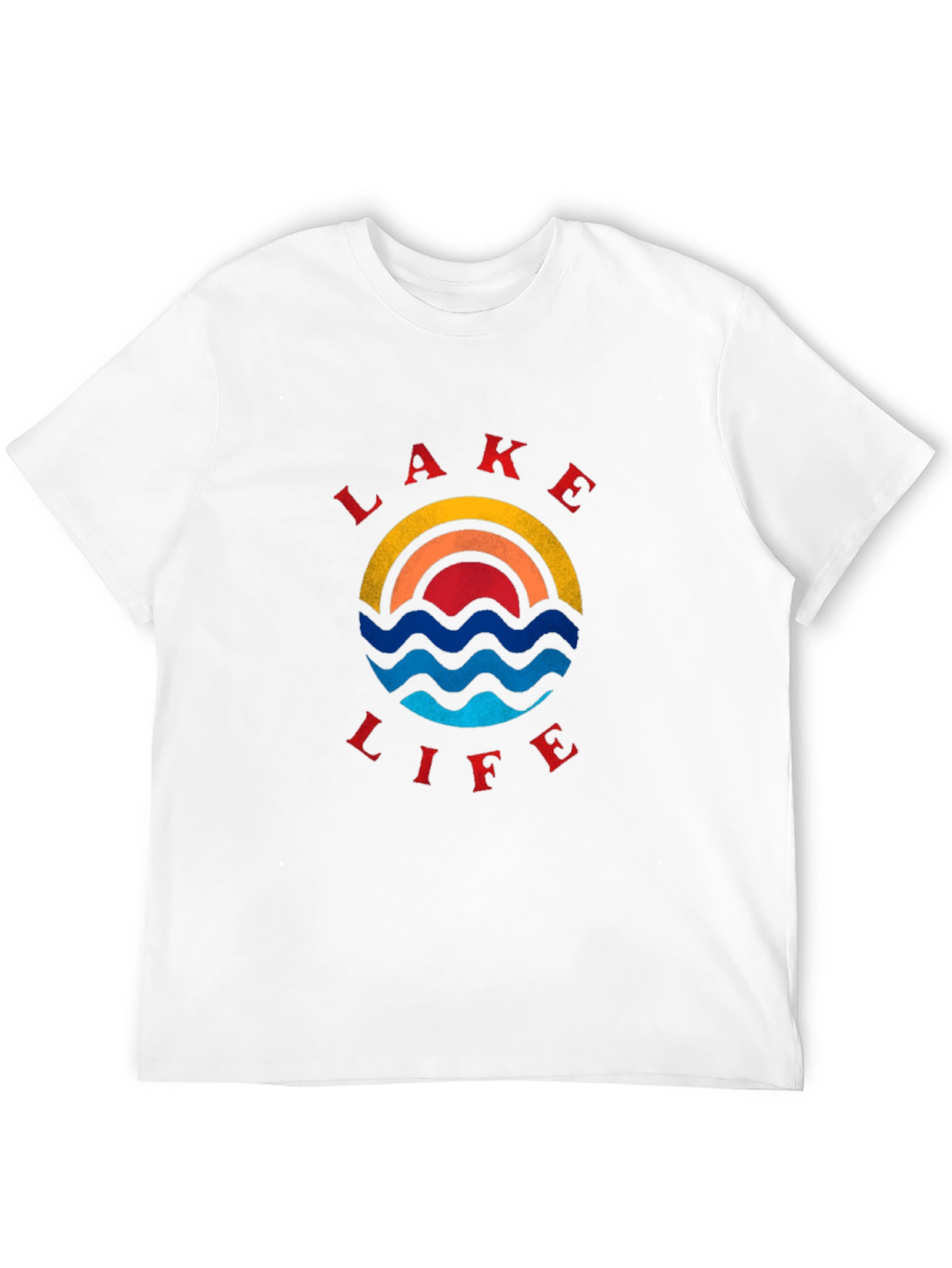 Lake Life Graphic T-Shirt - Black Cotton Tee