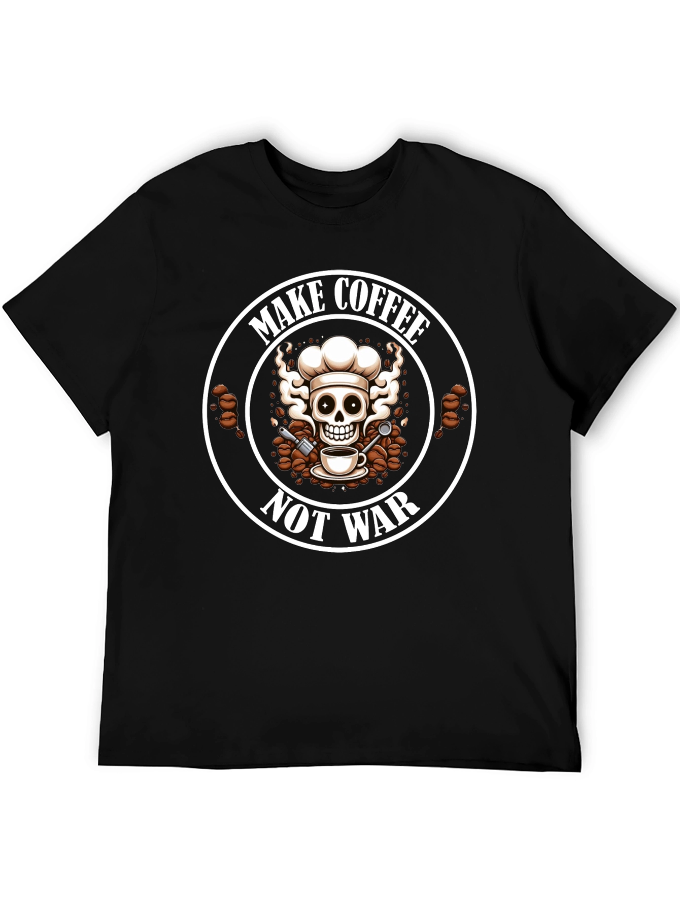 Make Coffee Not War Graphic T-Shirt