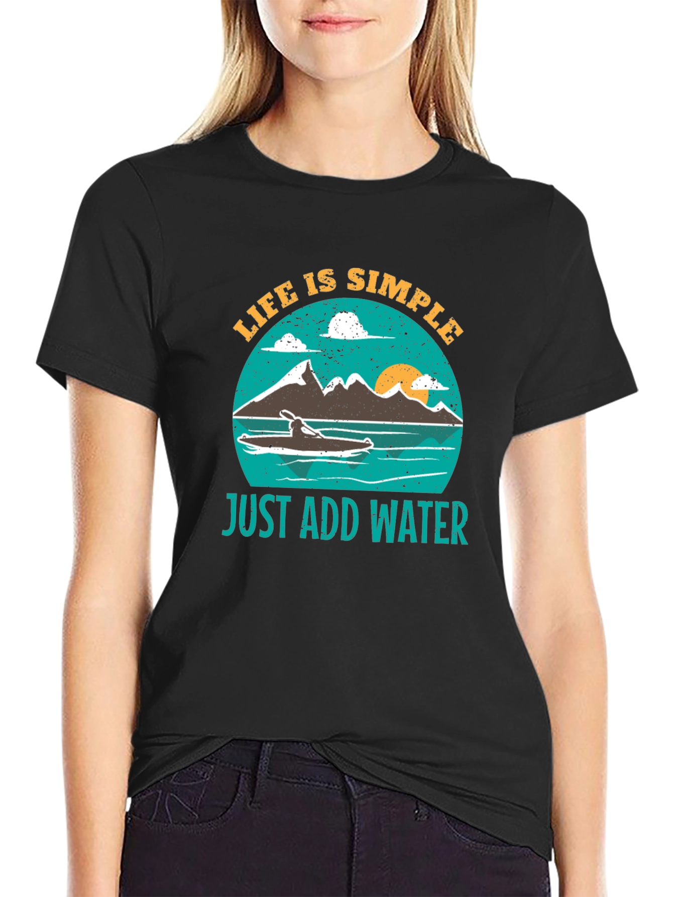 Life is Simple Kayak T-Shirt