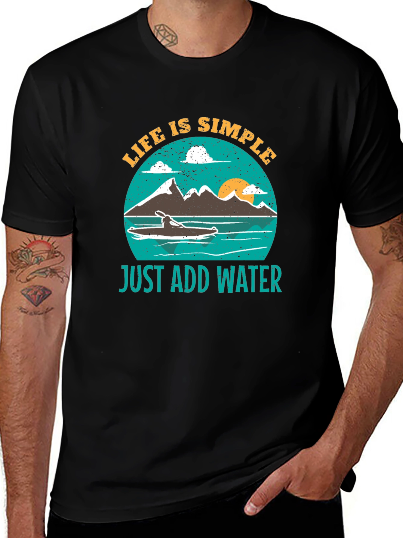 Life is Simple Kayak T-Shirt