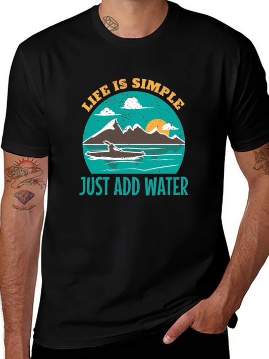 Life is Simple Kayak T-Shirt