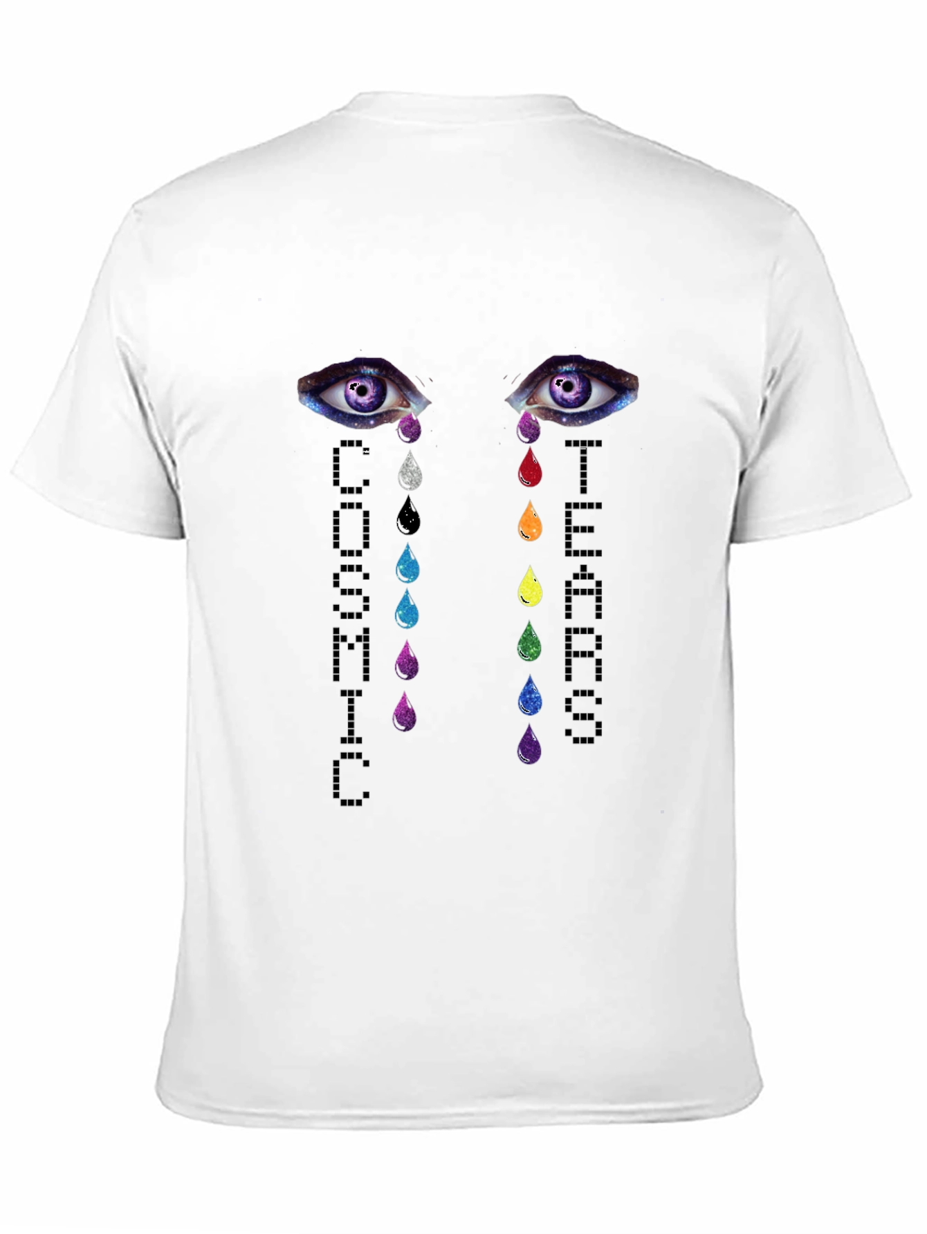 Cosmic Tears Graphic T-Shirt - Unisex Black Tee