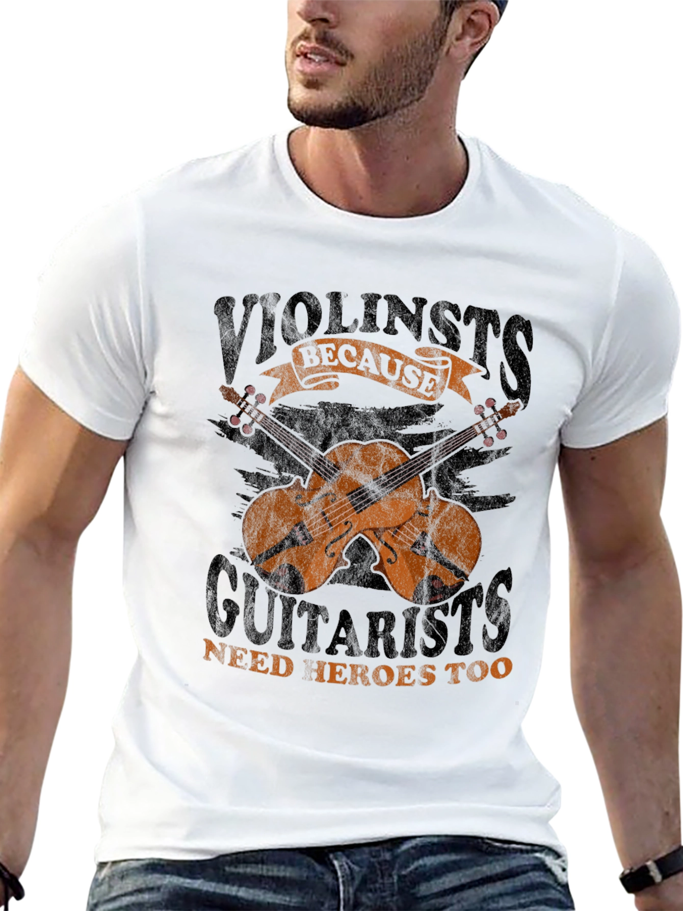 Violinists Need Heroes Too T-Shirt - Musician Gift