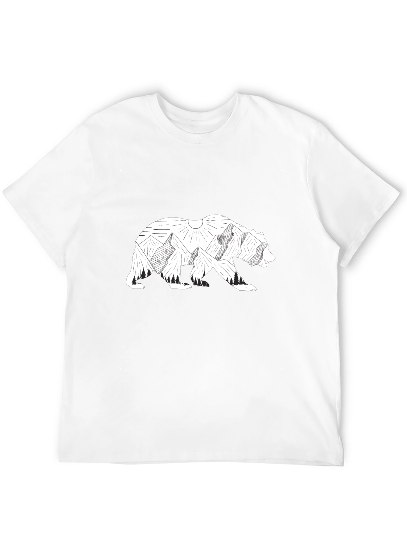 Bear Mountain Graphic Tee - Nature Inspired Design