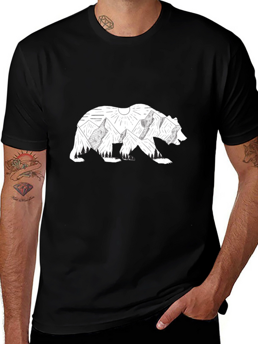 Bear Mountain Graphic Tee - Nature Inspired Design