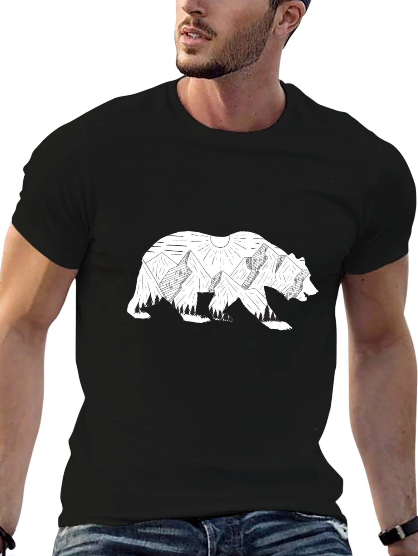 Bear Mountain Graphic Tee - Nature Inspired Design