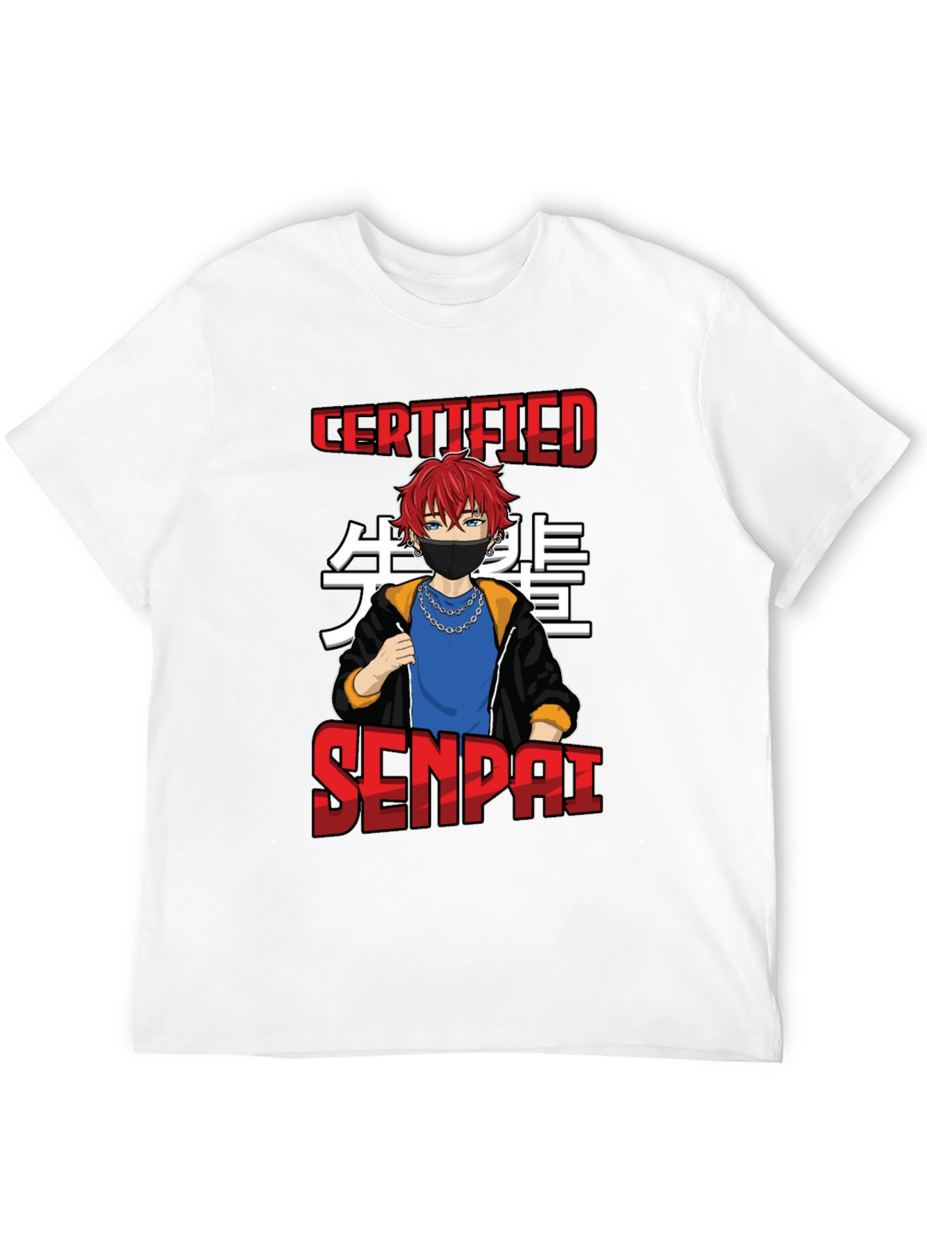 Certified Senpai Anime Style T-Shirt