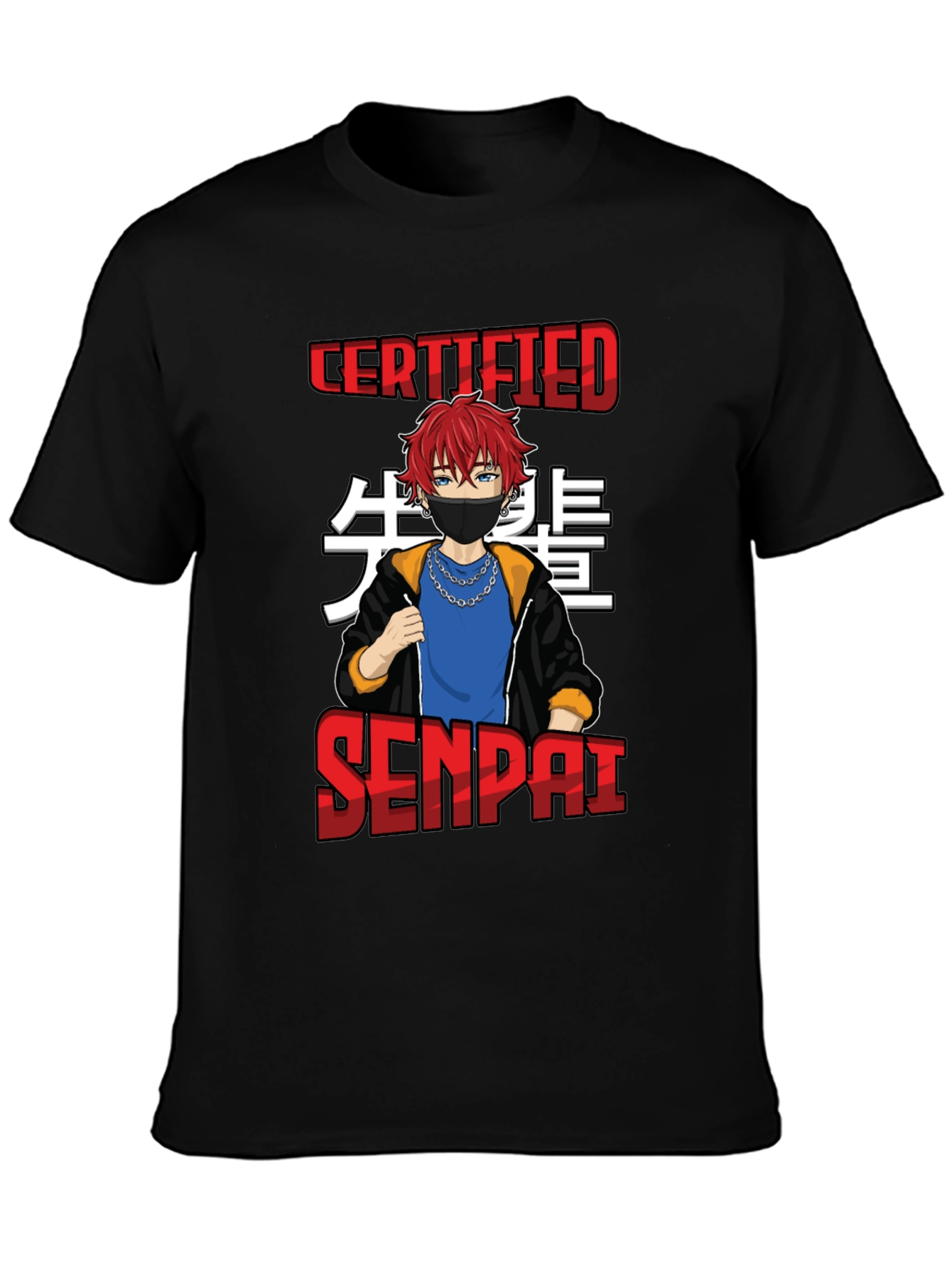 Certified Senpai Anime Style T-Shirt