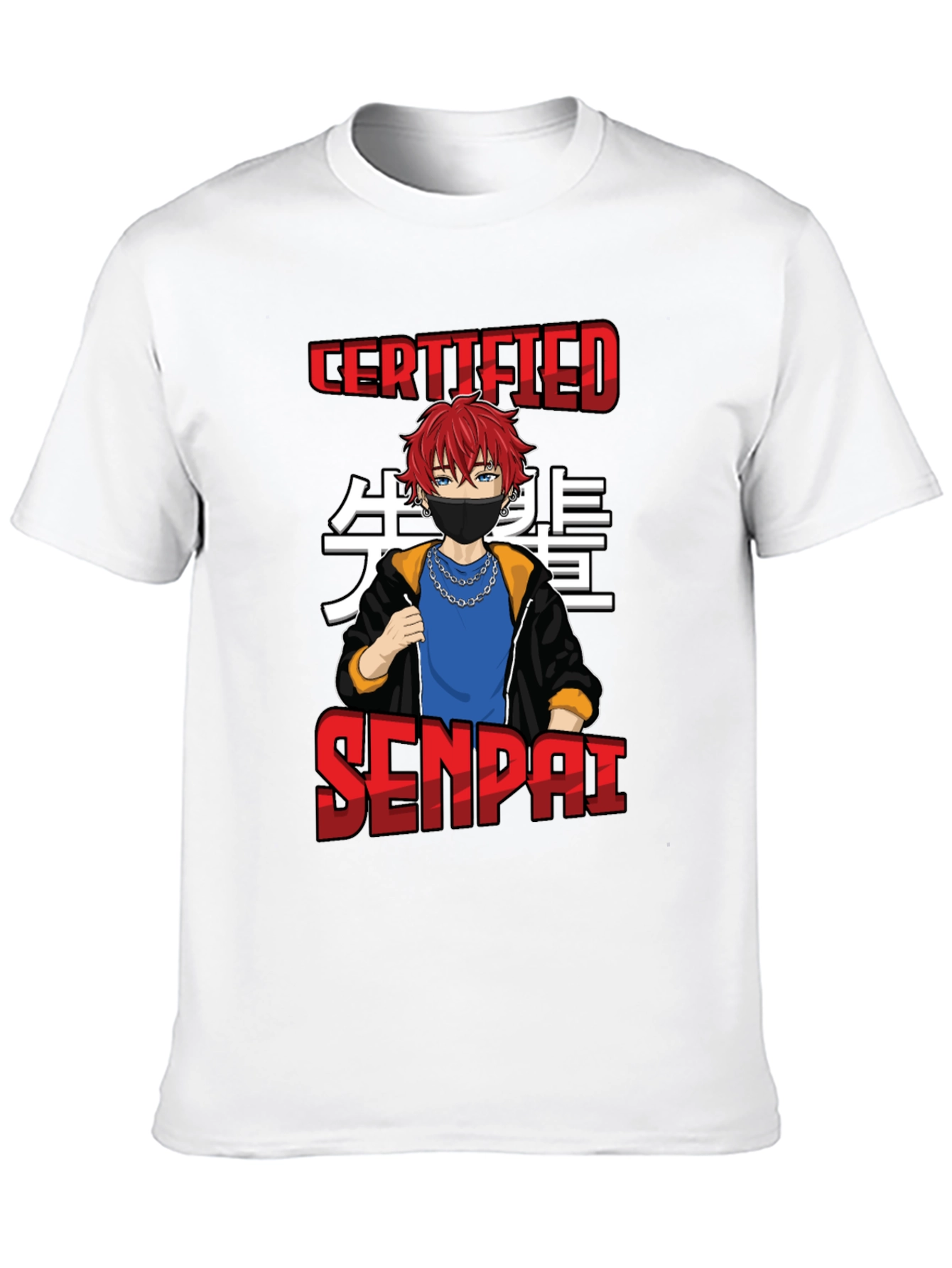 Certified Senpai Anime Style T-Shirt
