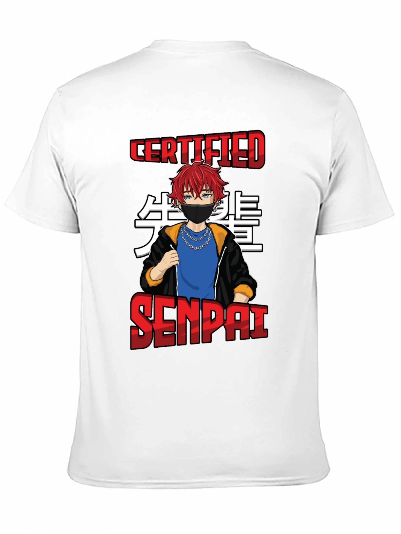 Certified Senpai Anime Style T-Shirt