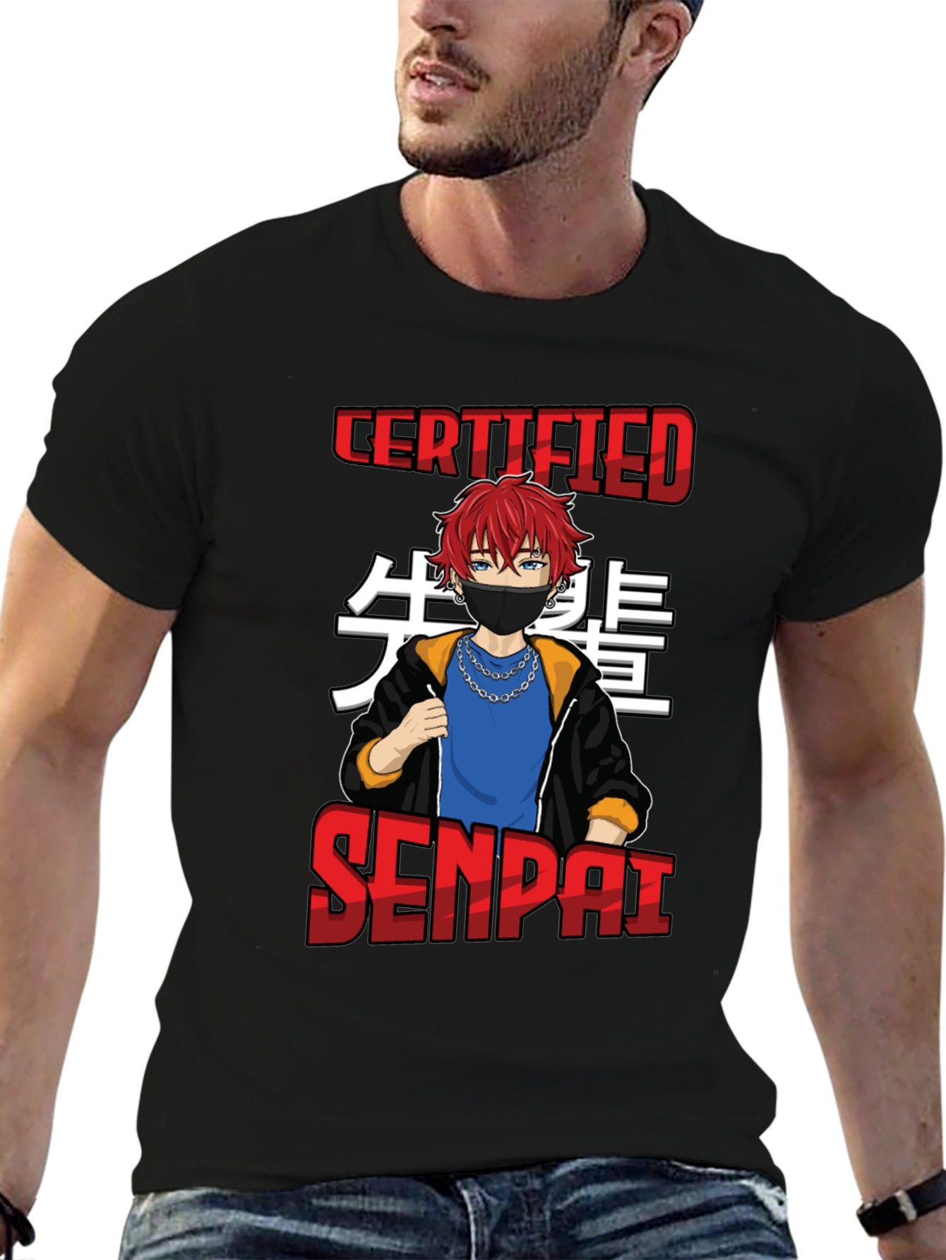 Certified Senpai Anime Style T-Shirt