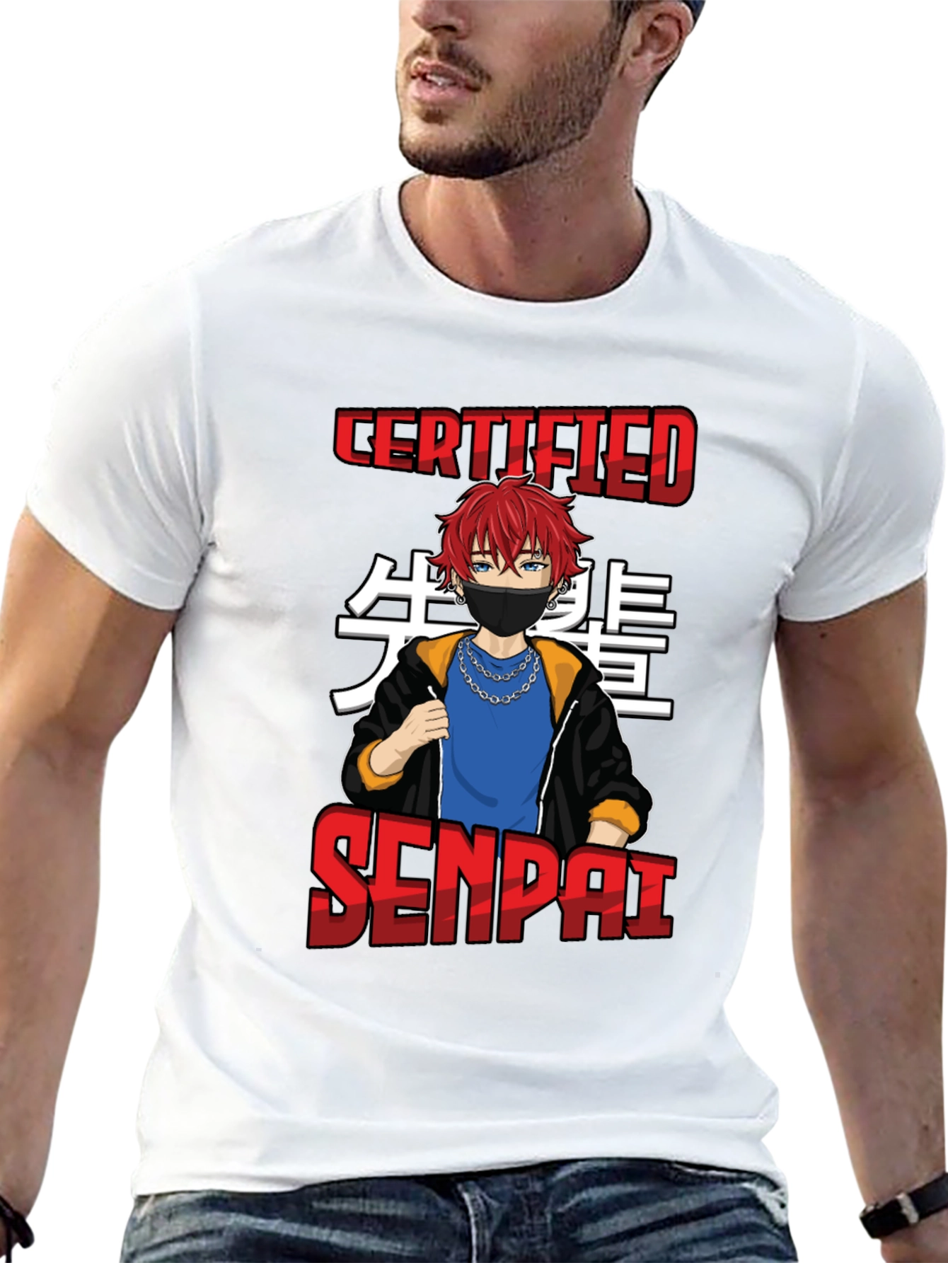 Certified Senpai Anime Style T-Shirt