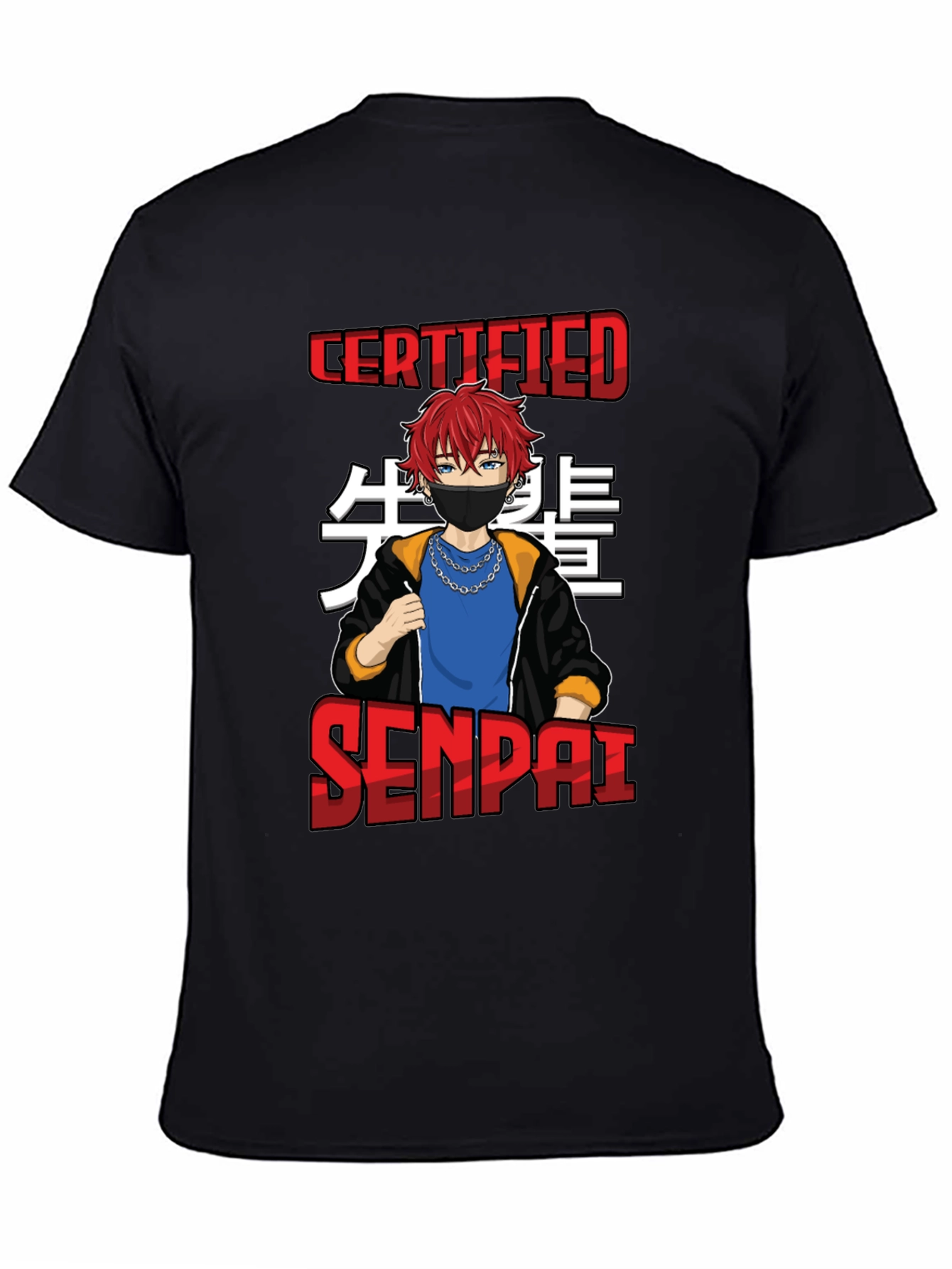 Certified Senpai Anime Style T-Shirt
