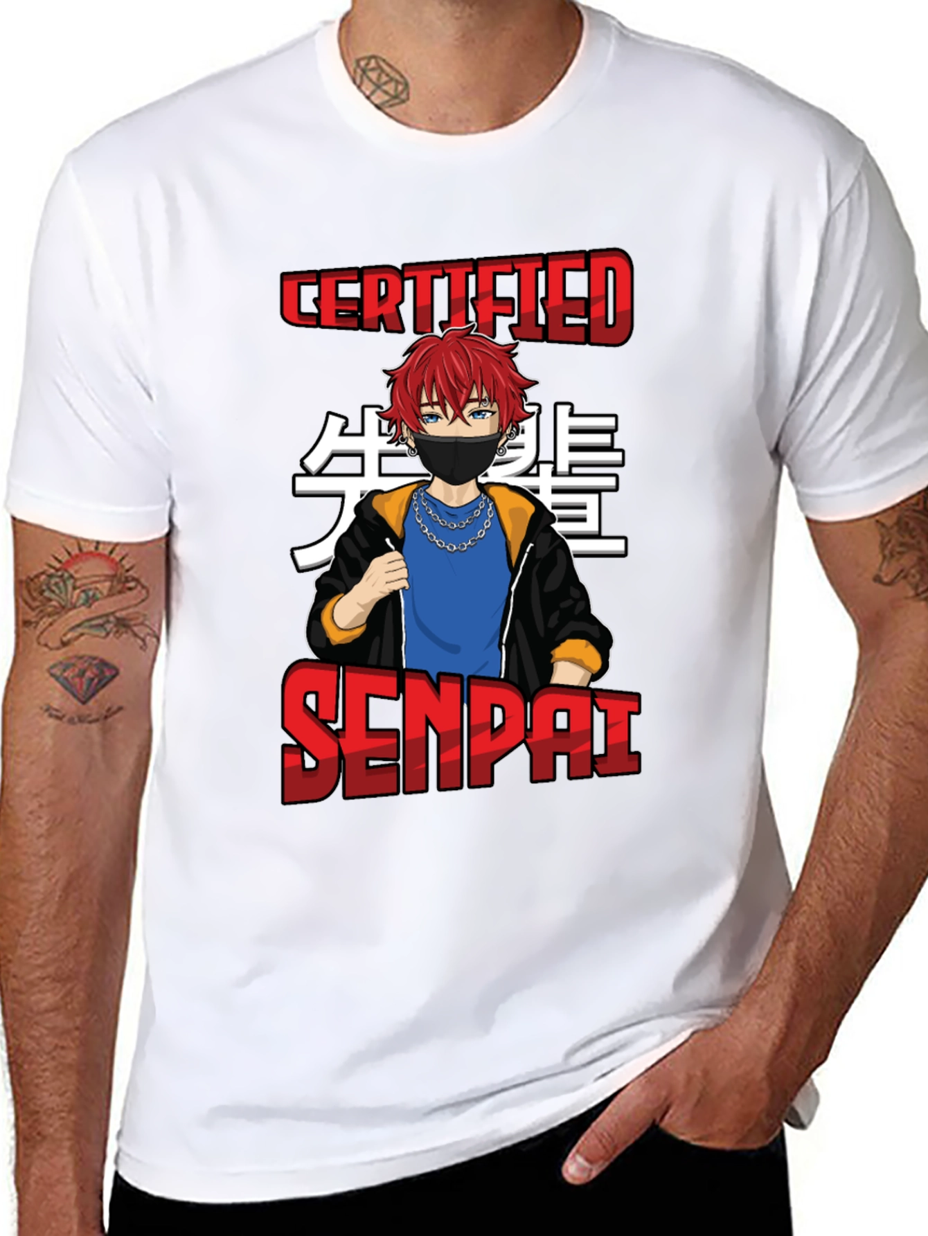 Certified Senpai Anime Style T-Shirt