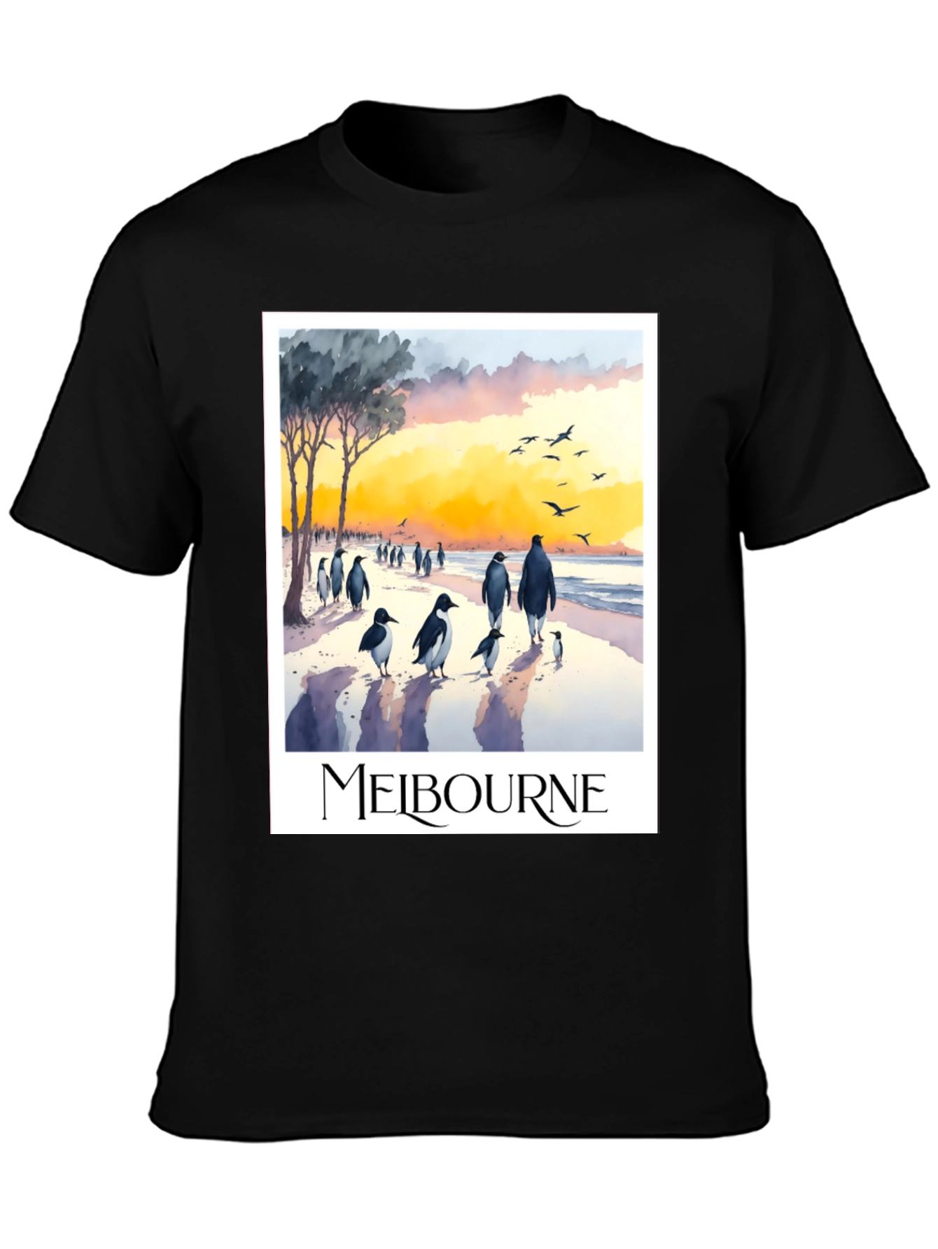 Melbourne Penguin Parade Graphic Tee