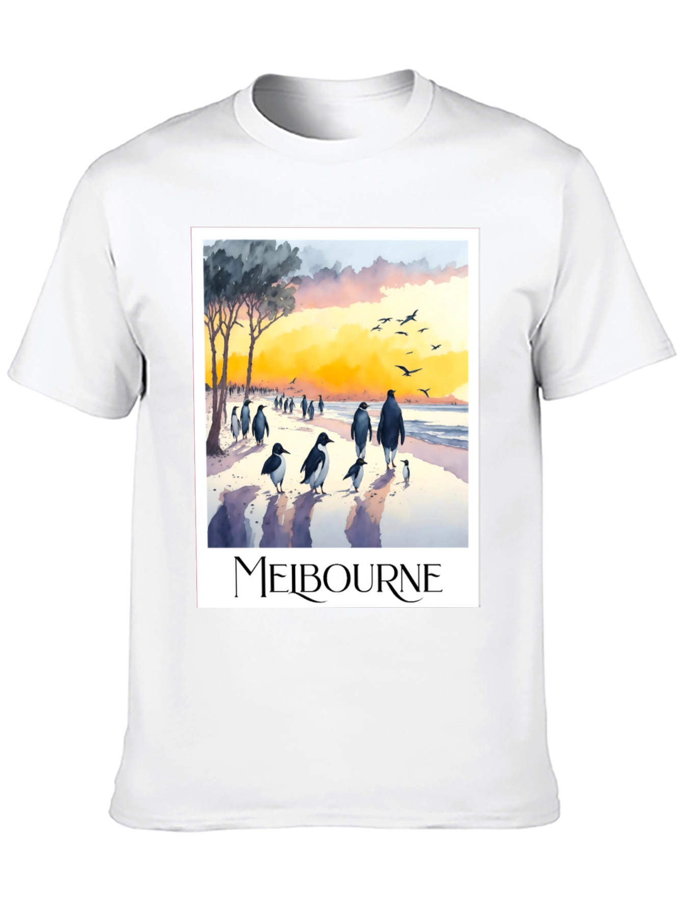 Melbourne Penguin Parade Graphic Tee
