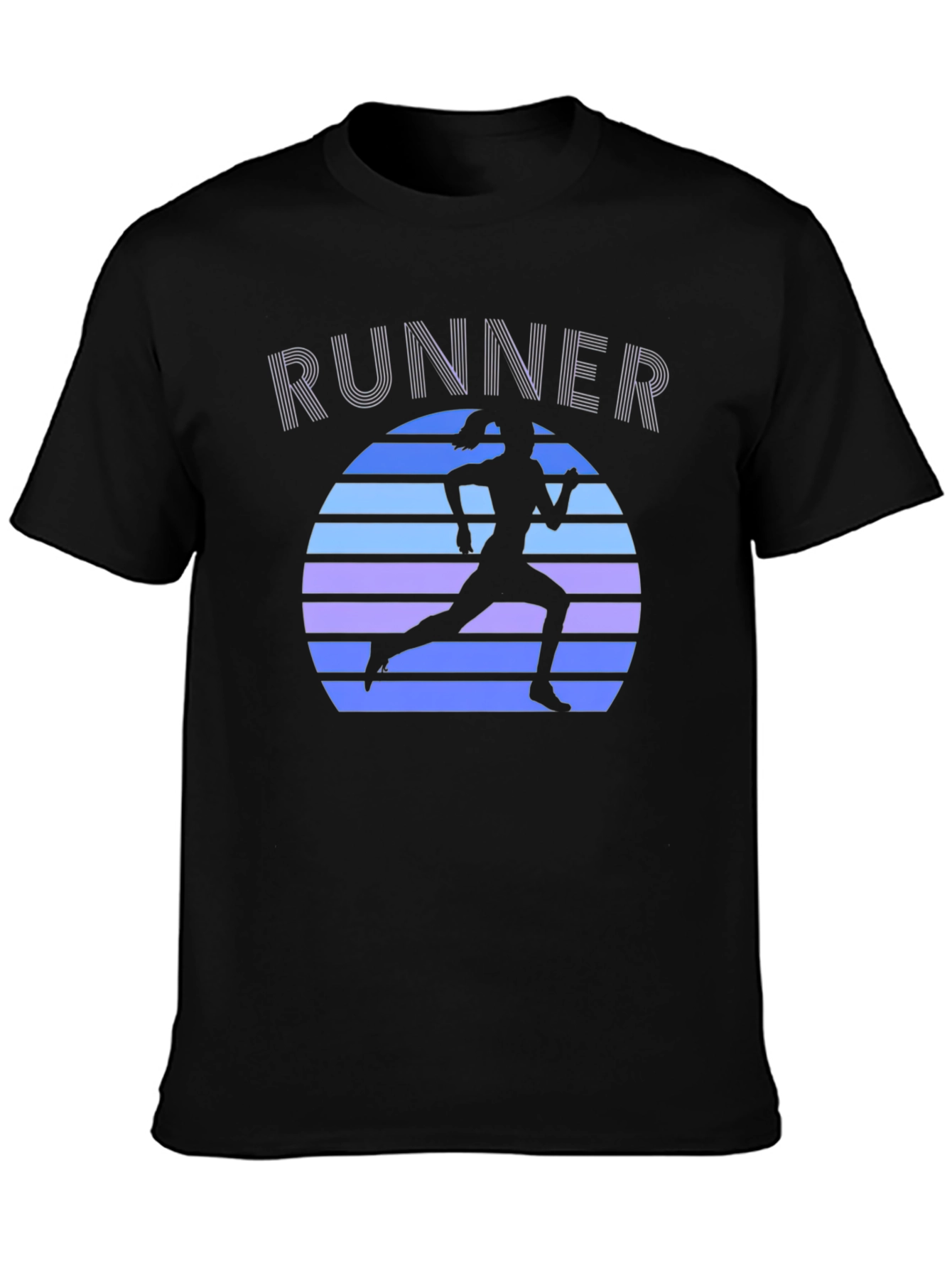 Retro Runner Graphic Tee - Cool Running Shirt