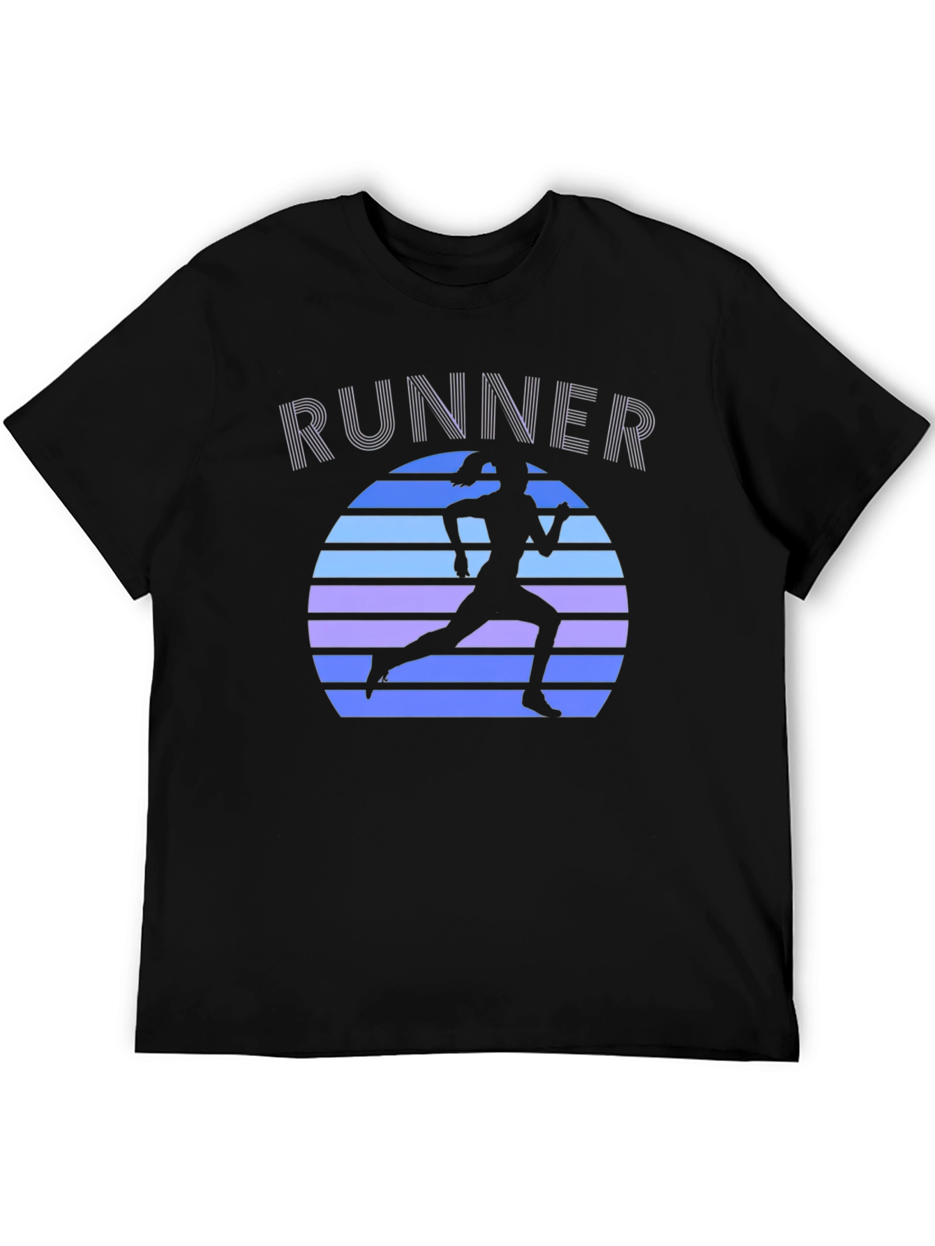 Retro Runner Graphic Tee - Cool Running Shirt