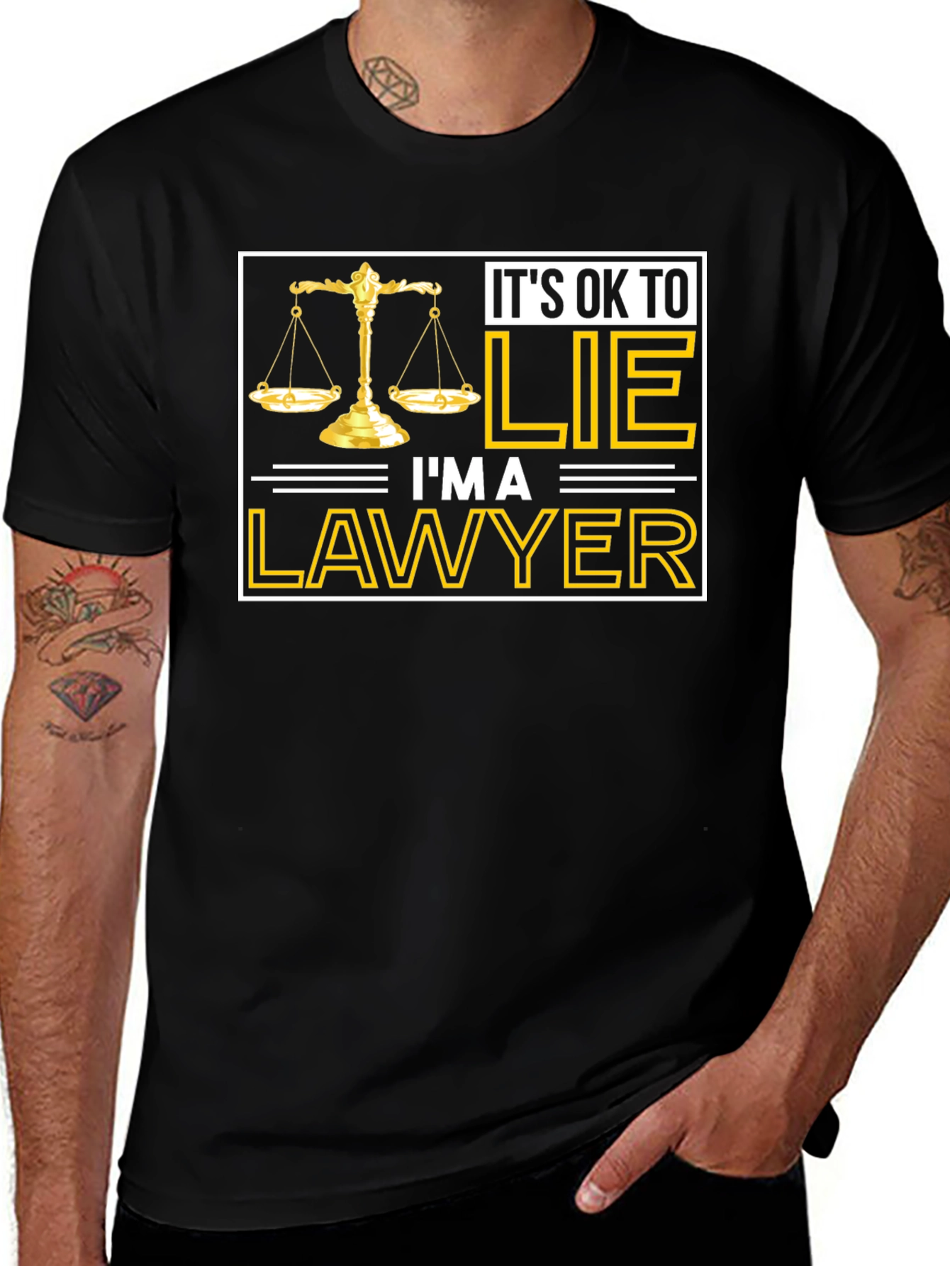 Its OK to LIE Im a LAWYER T-Shirt