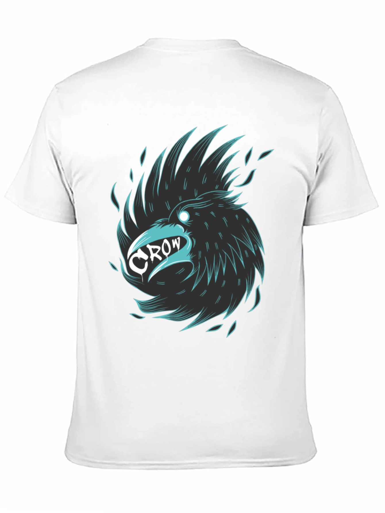 Cool Crow Graphic Tee - Stylish Black T-Shirt