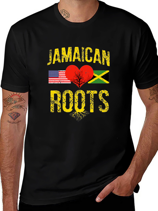 Jamaican Roots T-Shirt Black