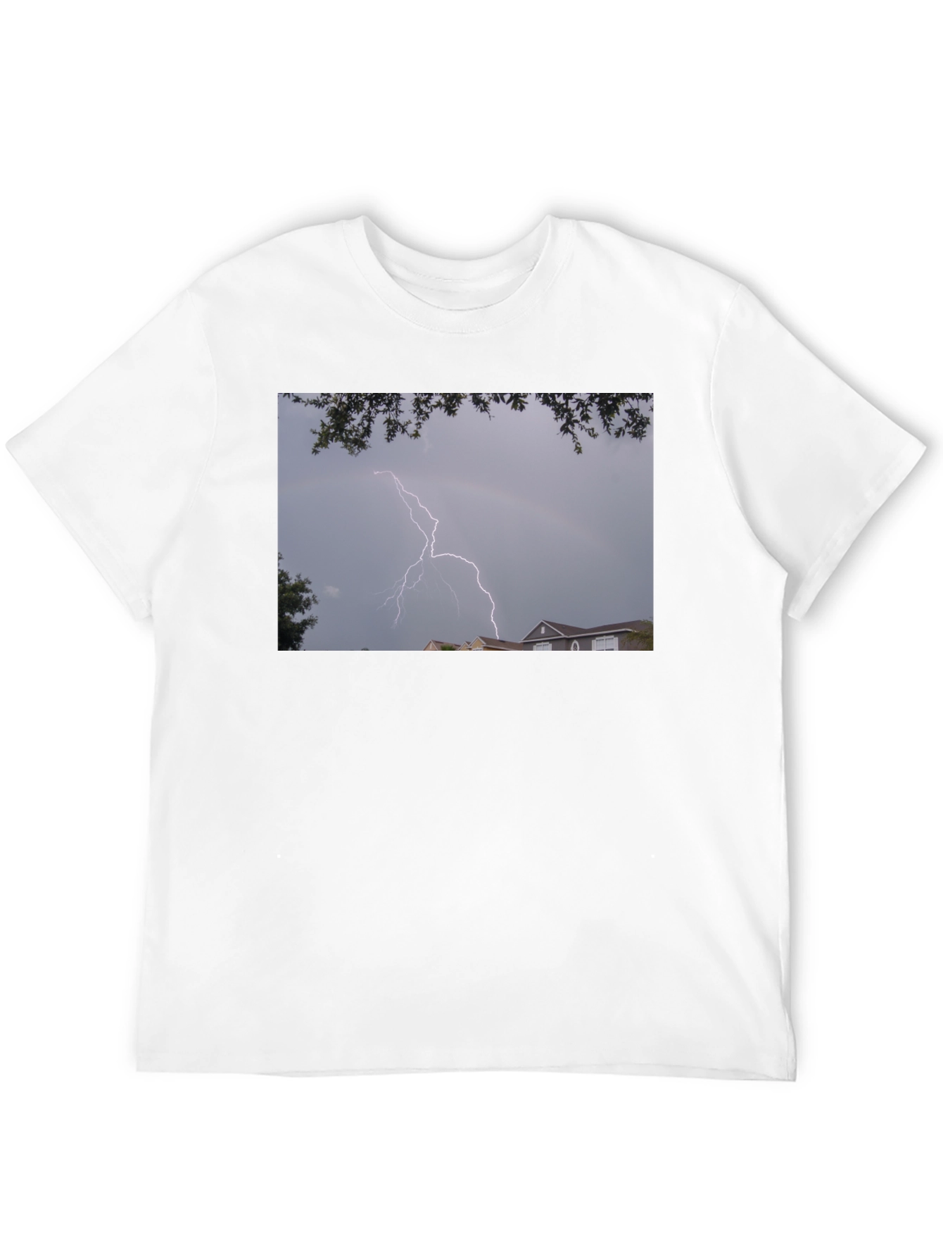 Lightning Graphic Black T-Shirt