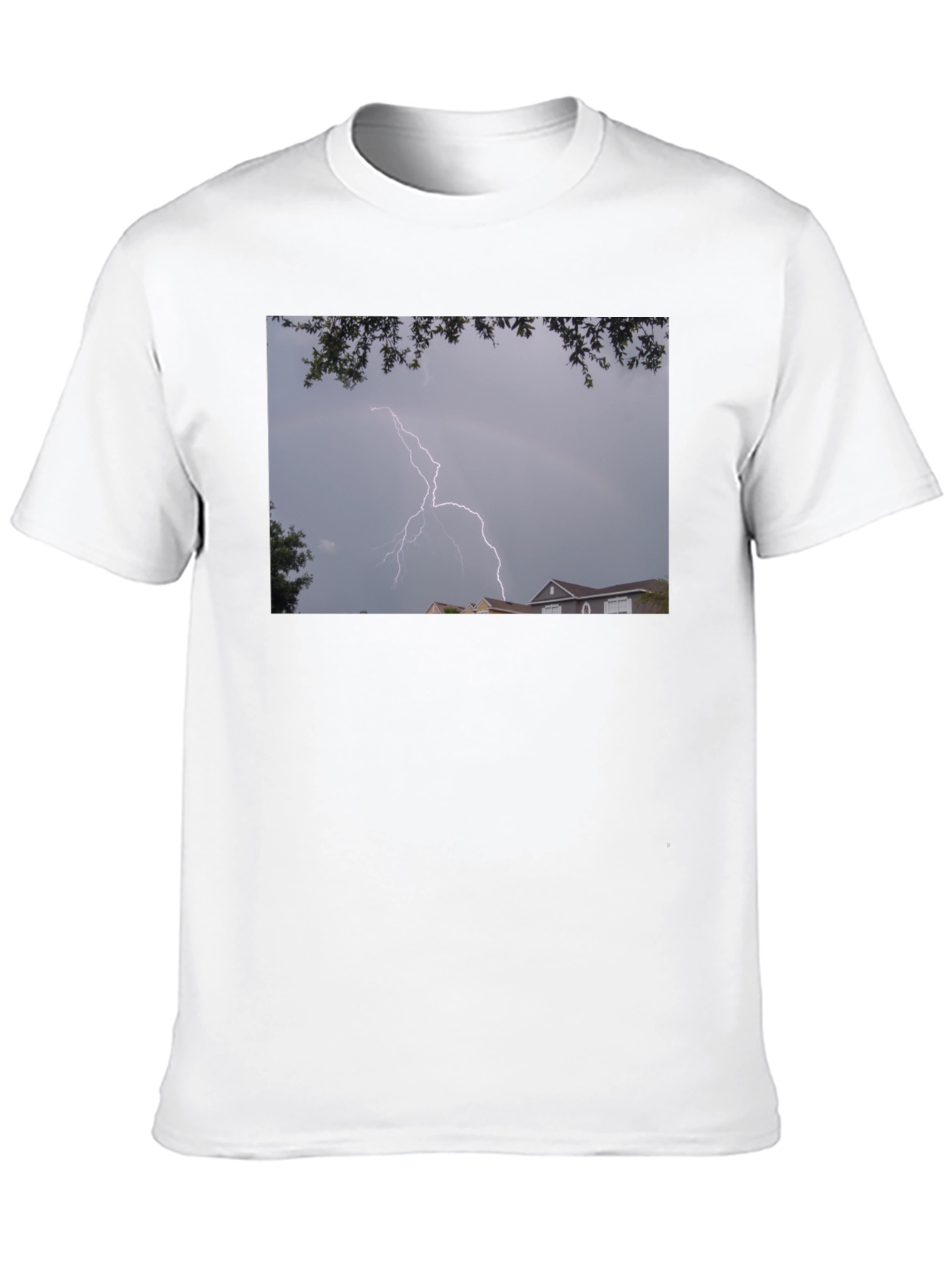 Lightning Graphic Black T-Shirt