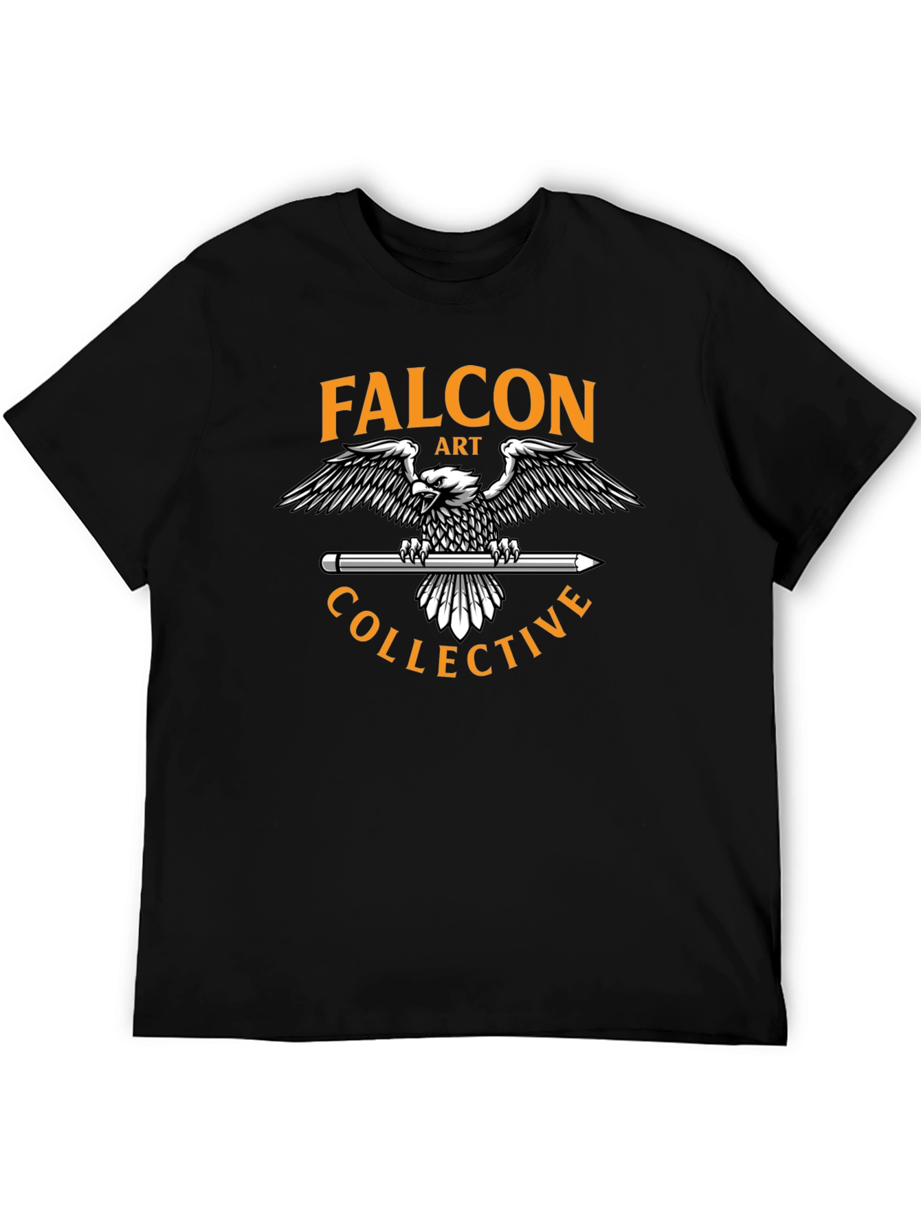 Falcon Art Collective Black Graphic T-Shirt