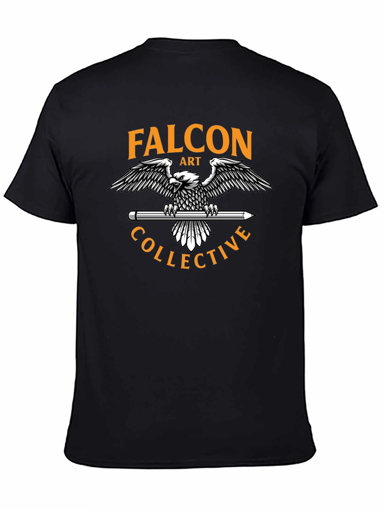 Falcon Art Collective Black Graphic T-Shirt