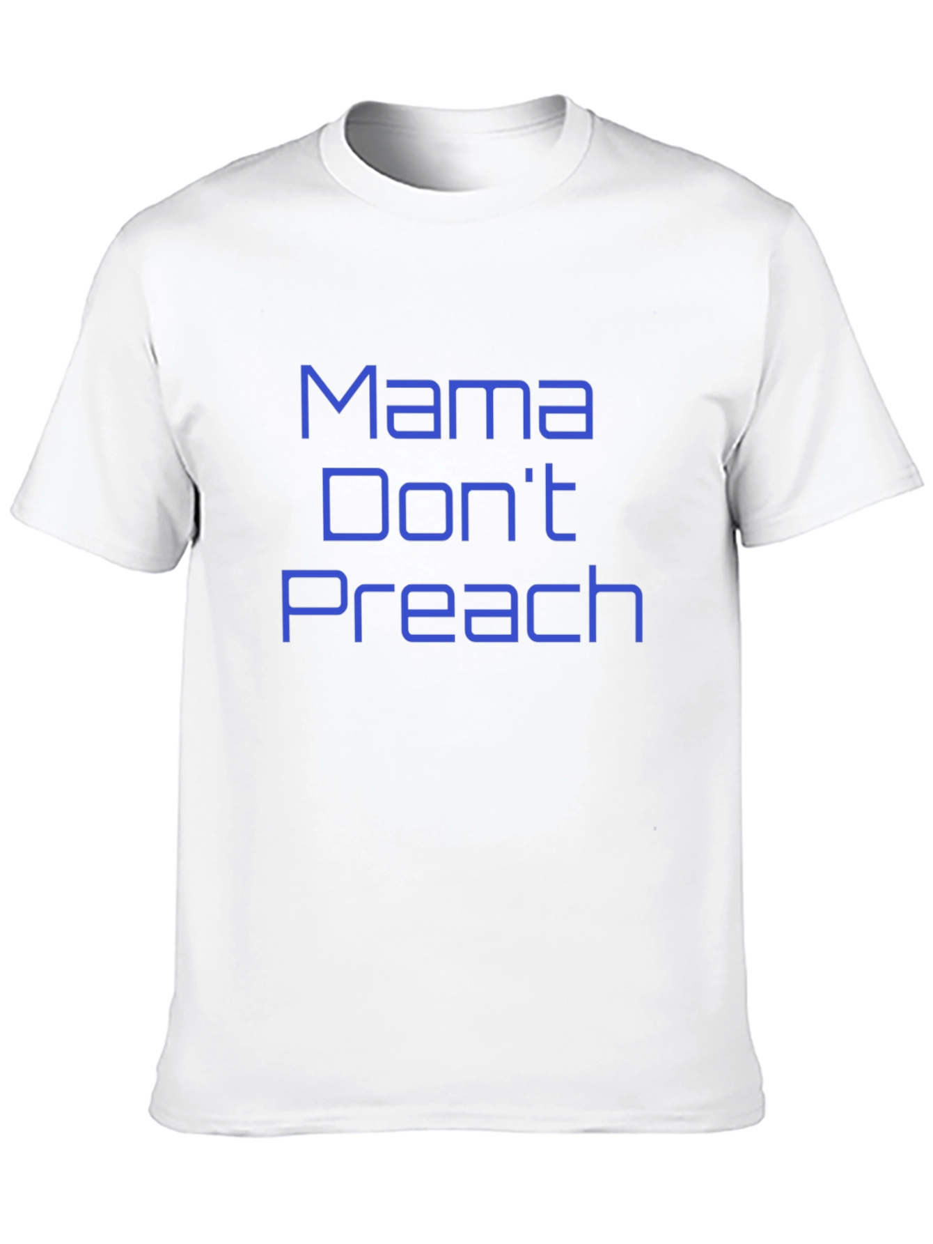Mama Dont Preach Black Graphic Tee