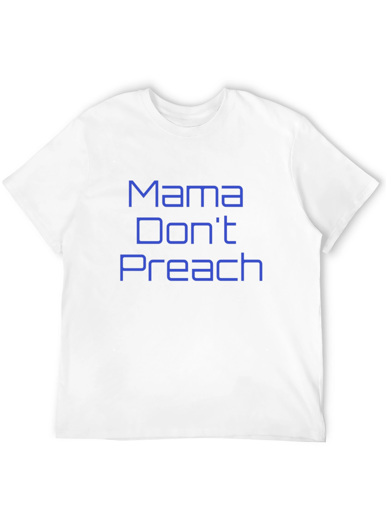 Mama Dont Preach Black Graphic Tee