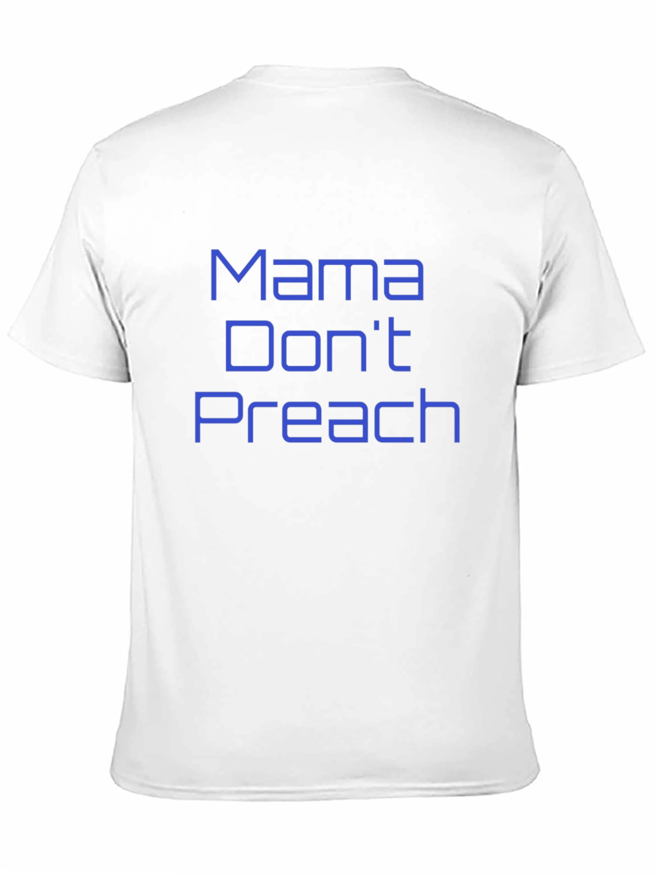 Mama Dont Preach Black Graphic Tee