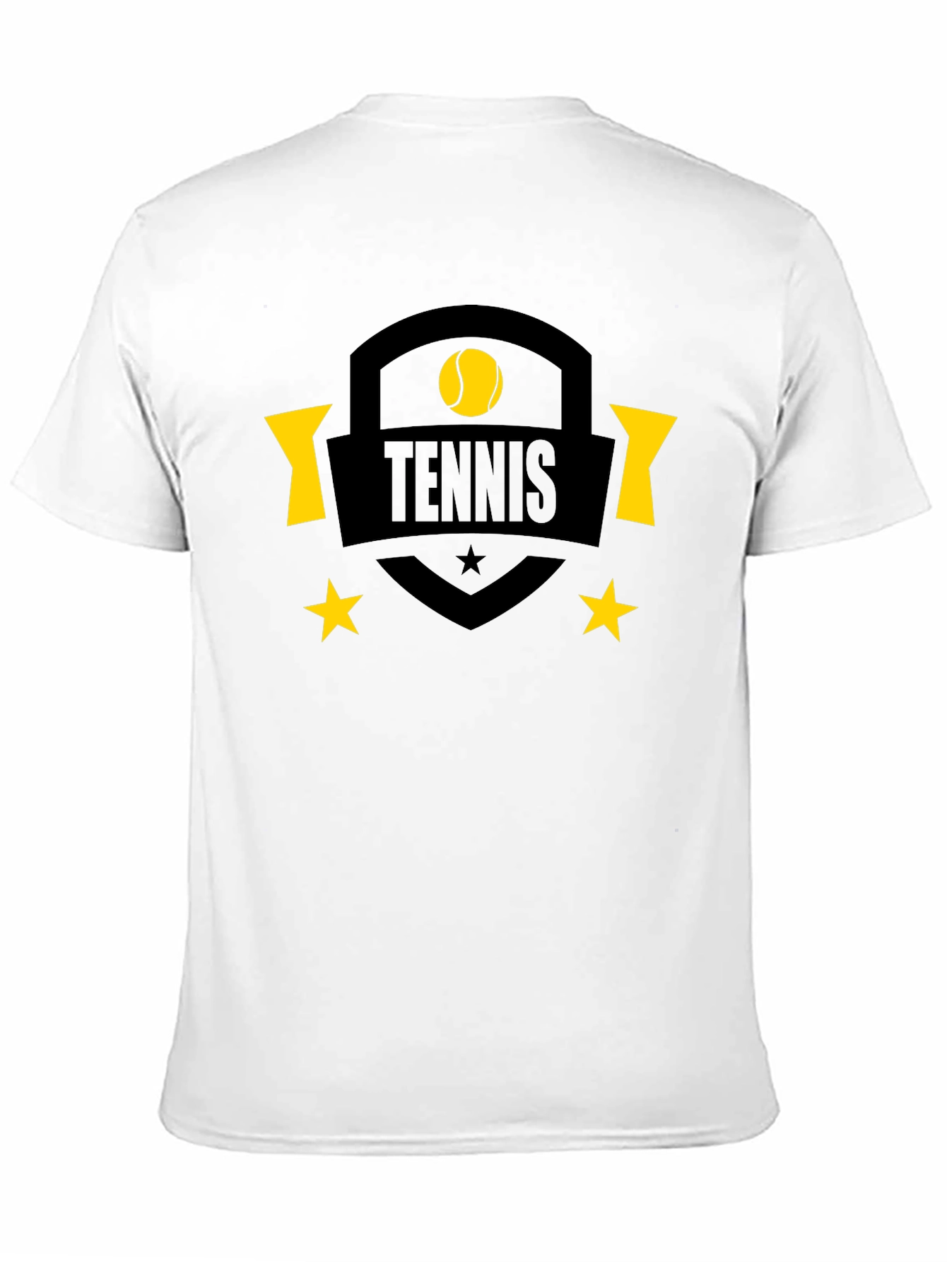 Tennis Graphic Black T-Shirt