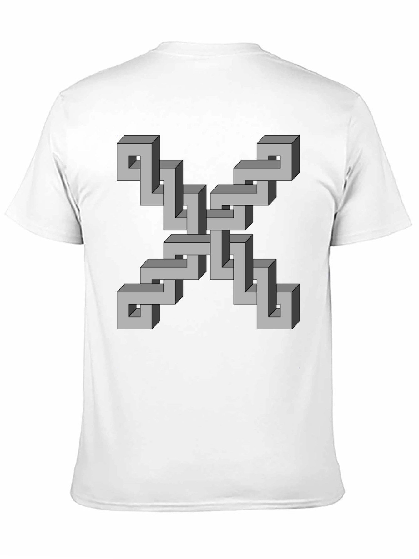 Optical Illusion Geometric T-Shirt