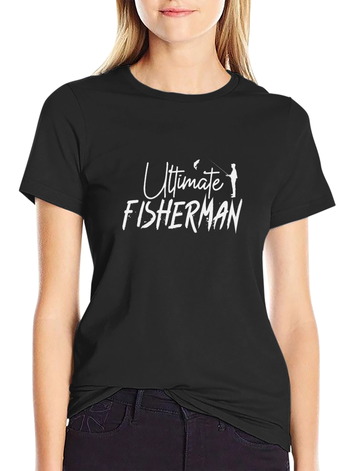 Ultimate Fisherman Black T-Shirt
