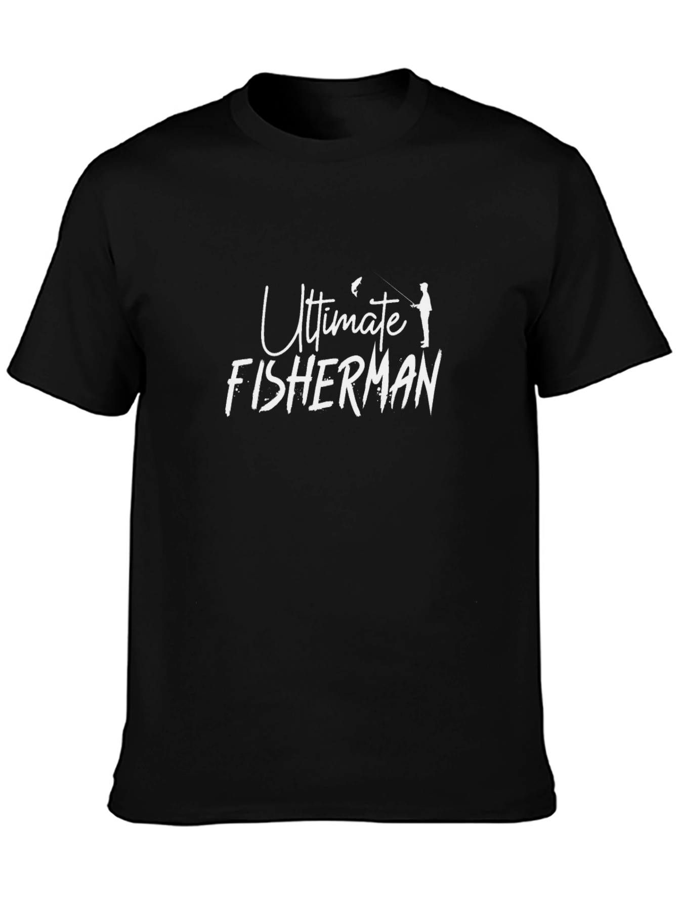 Ultimate Fisherman Black T-Shirt