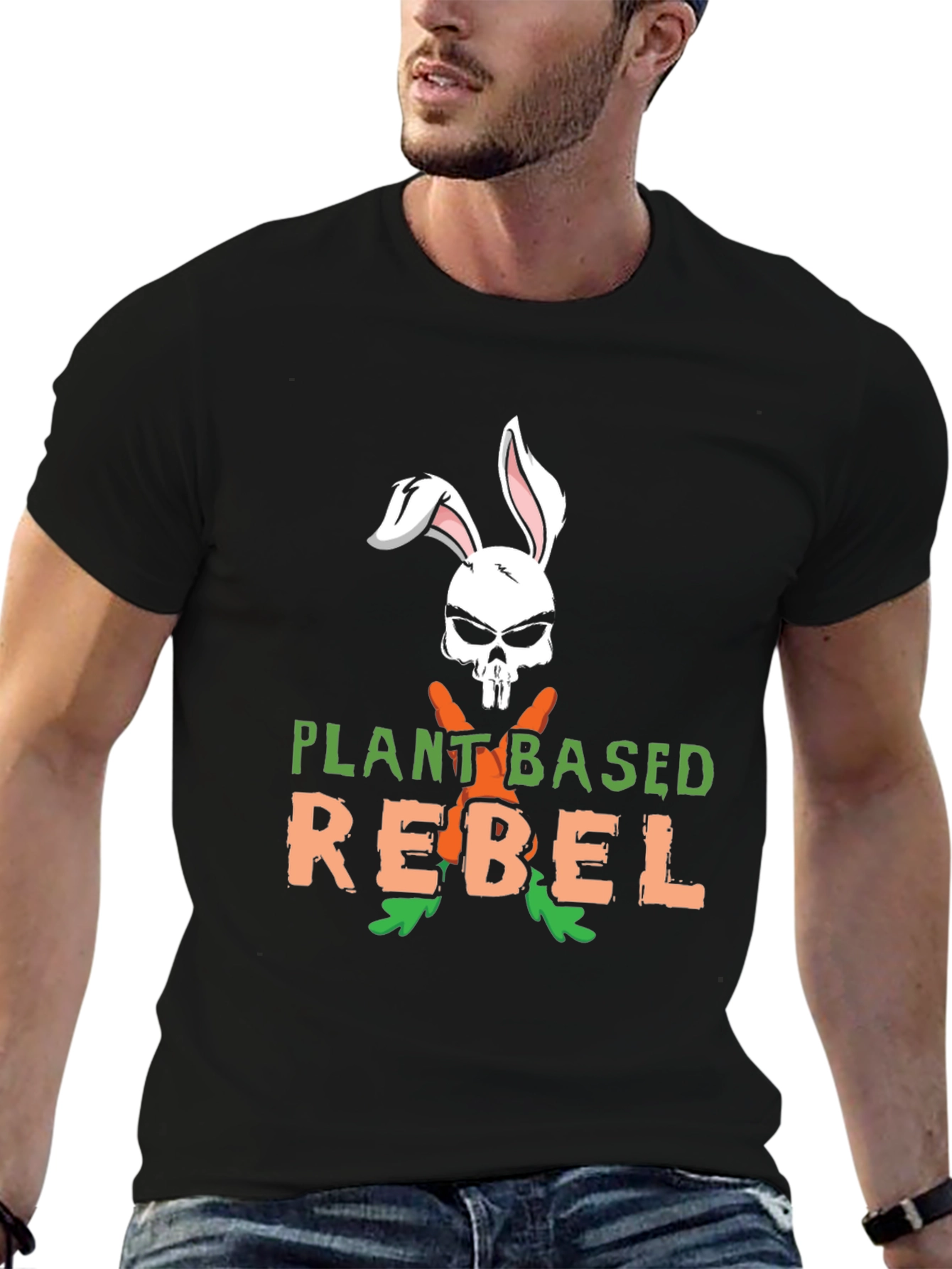 Plant Based Rebel Graphic T-Shirt