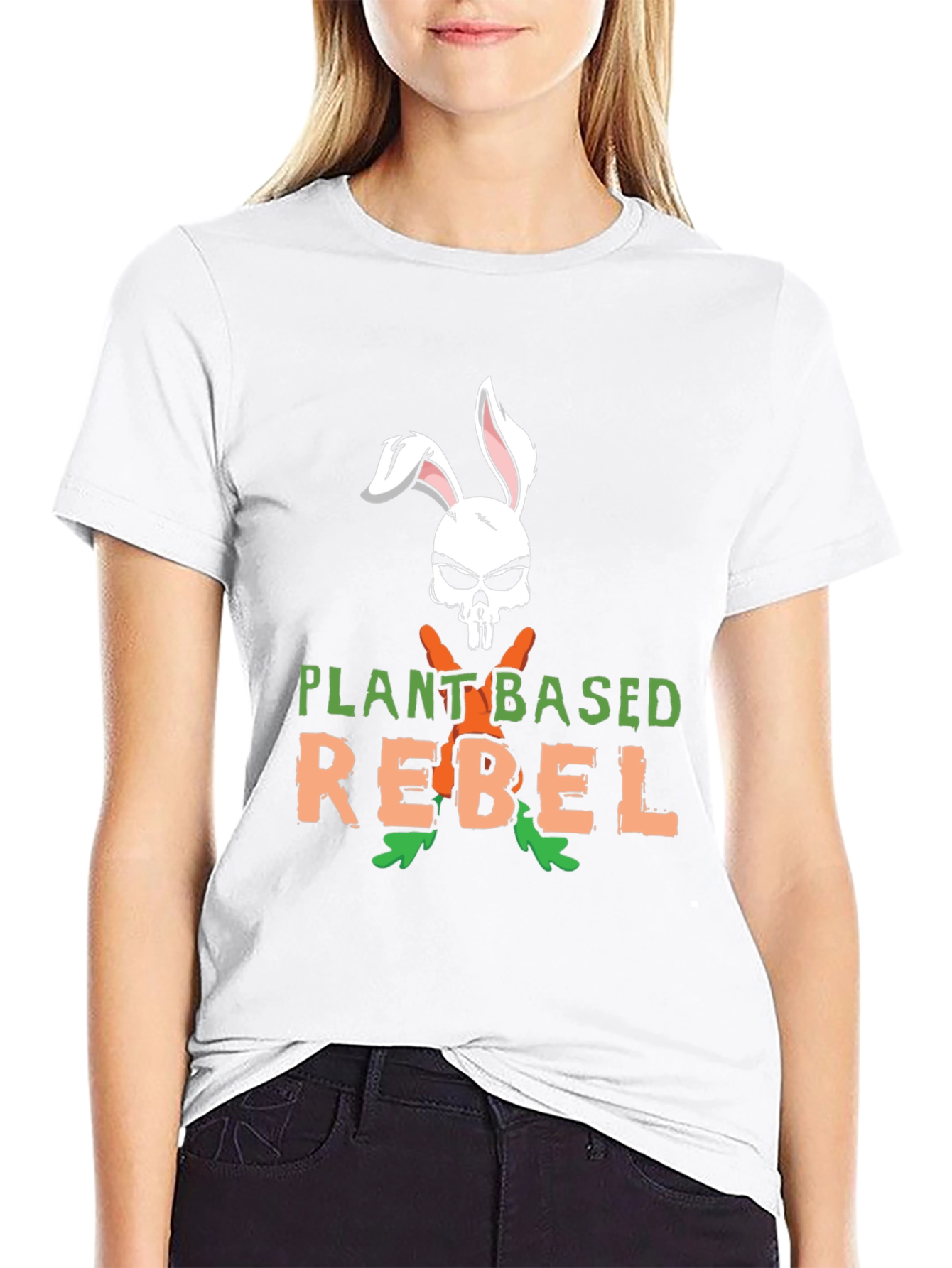 Plant Based Rebel Graphic T-Shirt
