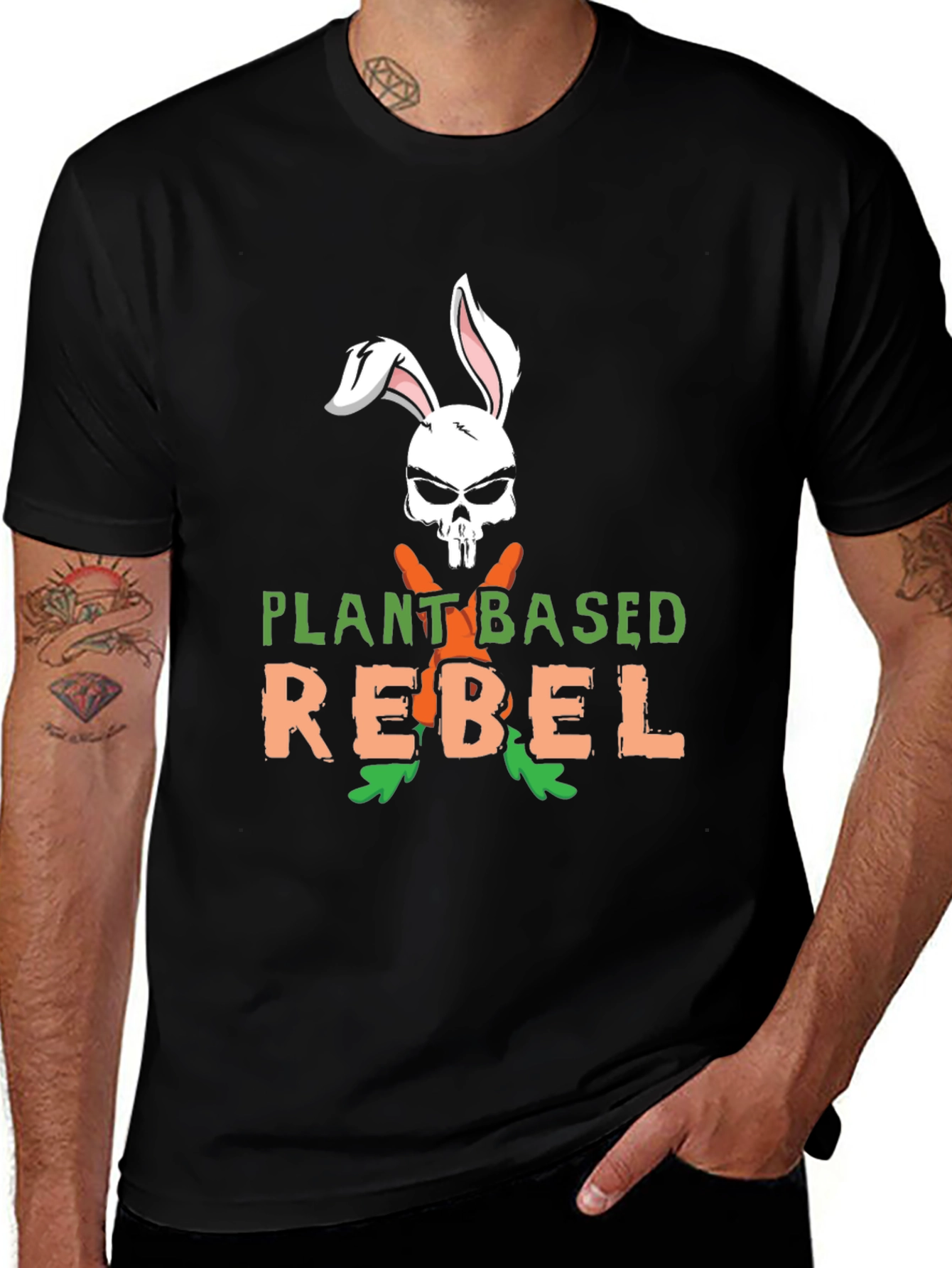 Plant Based Rebel Graphic T-Shirt